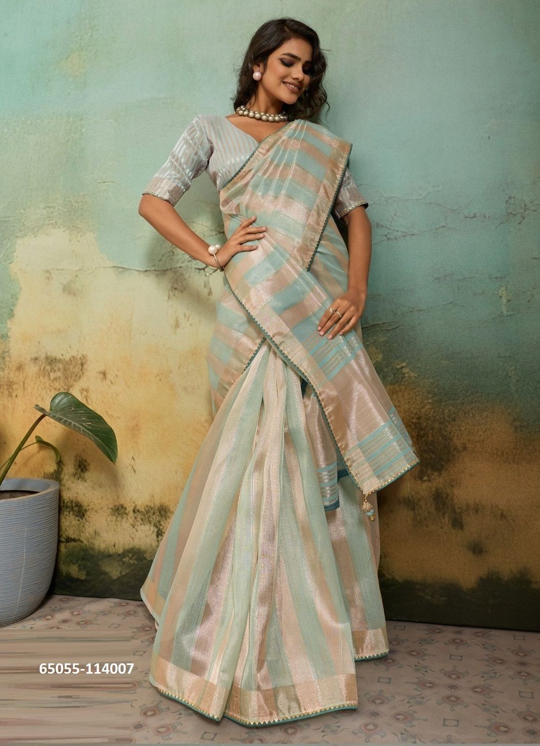 OSHEE FLAUNT - Catalog # 65055 (Set of 5 Sarees)