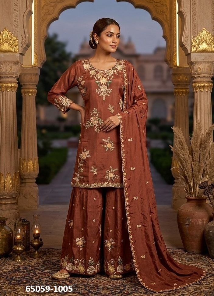 SERIES 1004 - Catalog # 65059 (Set of 4 Readymade Salwar Suits)