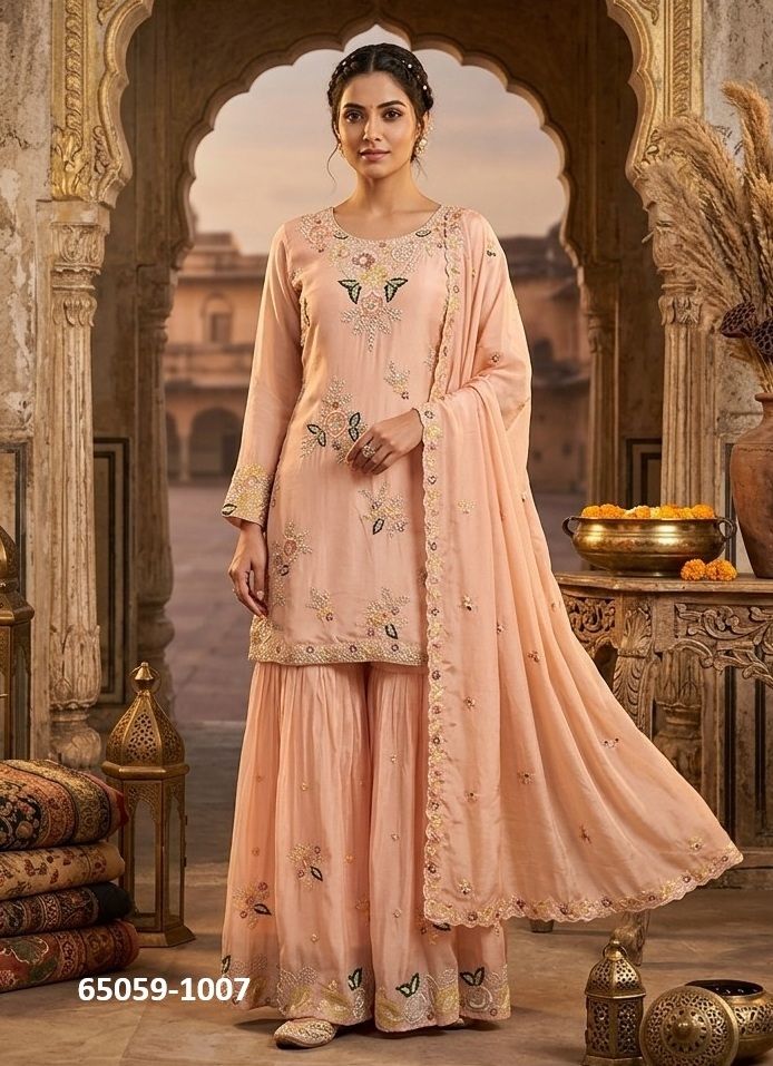 SERIES 1004 - Catalog # 65059 (Set of 4 Readymade Salwar Suits)