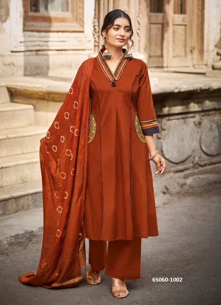 KASHMIRA - Catalog # 65060 (Set of 6 Readymade Salwar Suits) KASHMIRA - Catalog # 65060 (Set of 6 Readymade Salwar Suits)