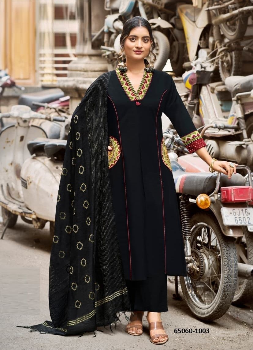 KASHMIRA - Catalog # 65060 (Set of 6 Readymade Salwar Suits) KASHMIRA - Catalog # 65060 (Set of 6 Readymade Salwar Suits)