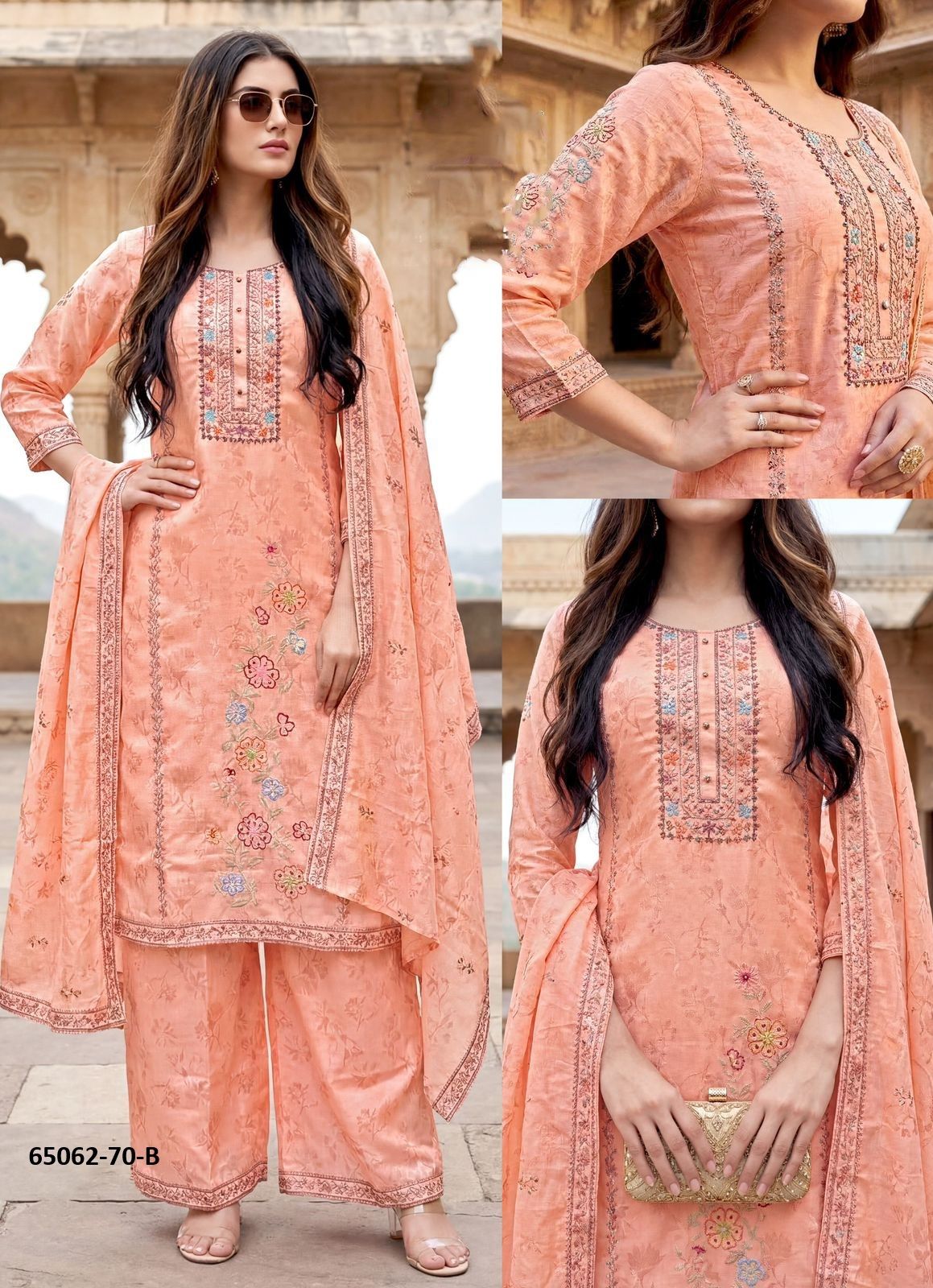 SERIES P70 - Catalog # 65062 (Set of 7 SIZE-SETS [Readymade Salwar Suits])