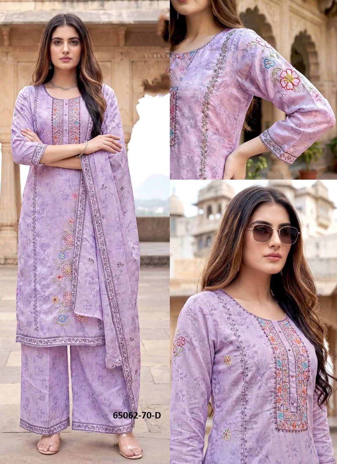 SERIES P70 - Catalog # 65062 (Set of 7 SIZE-SETS [Readymade Salwar Suits])