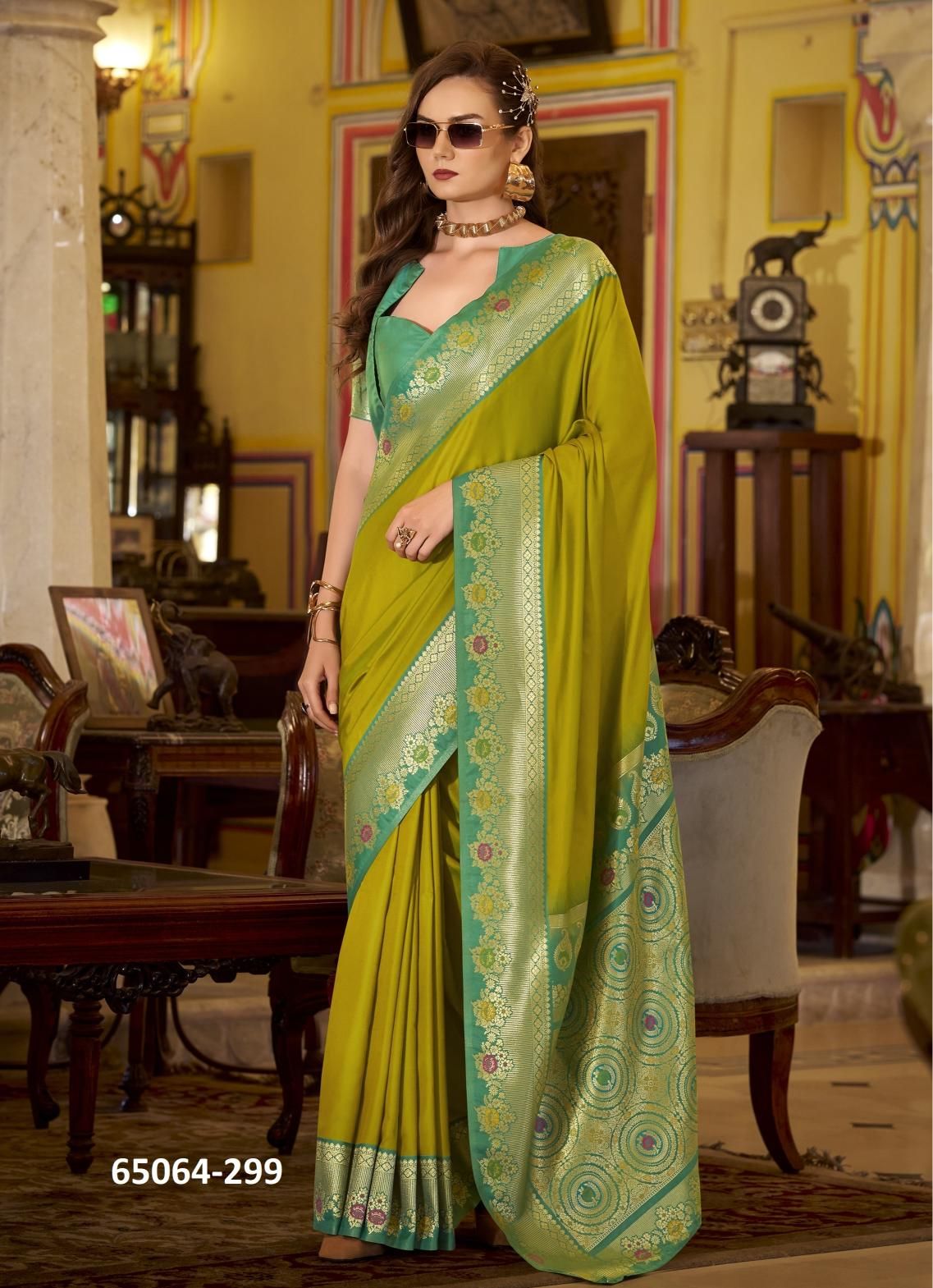SABARMATI SILK - Catalog # 65064 (Set of 8 Sarees) SABARMATI SILK - Catalog # 65064 (Set of 8 Sarees)