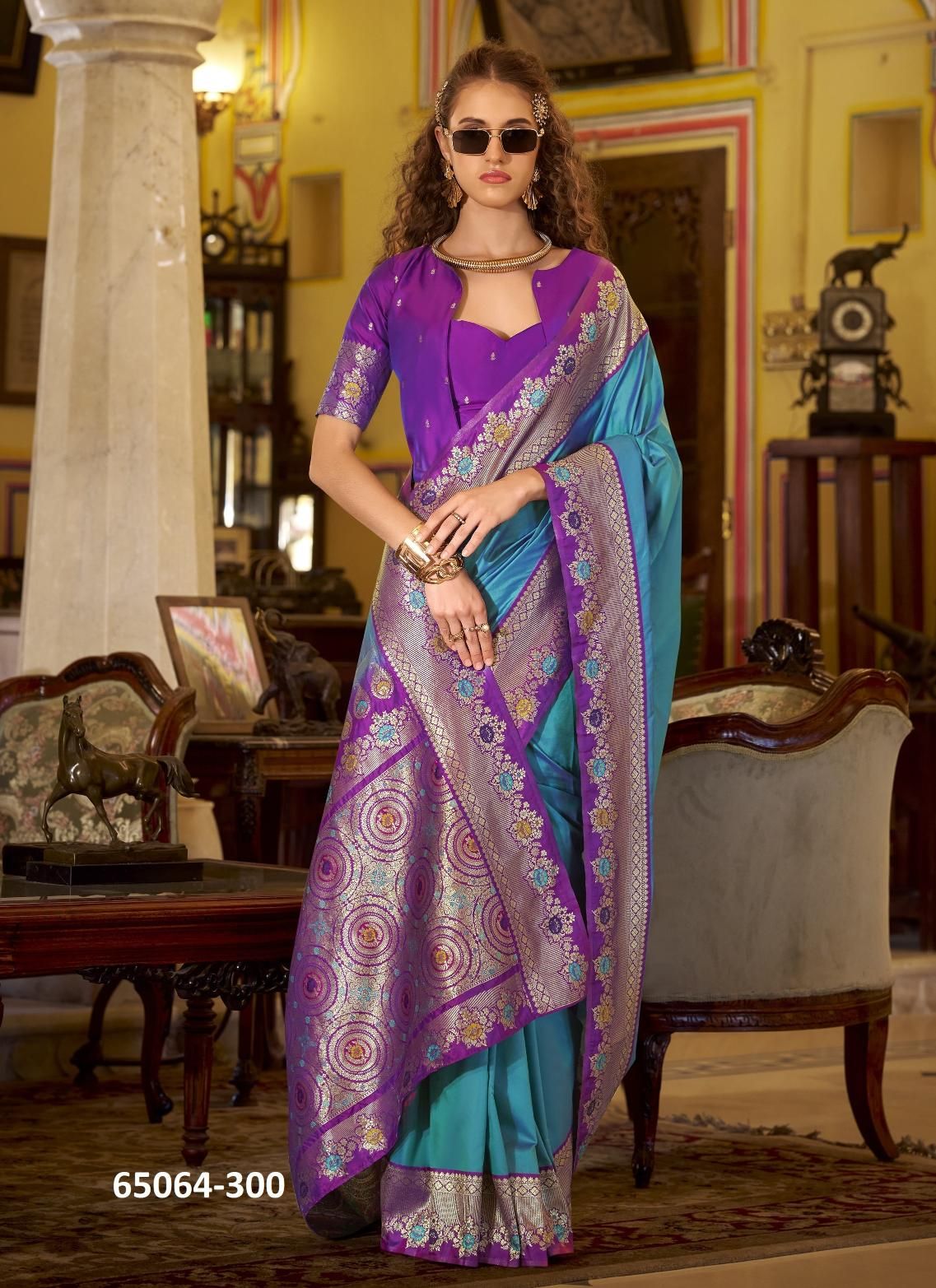 SABARMATI SILK - Catalog # 65064 (Set of 8 Sarees) SABARMATI SILK - Catalog # 65064 (Set of 8 Sarees)