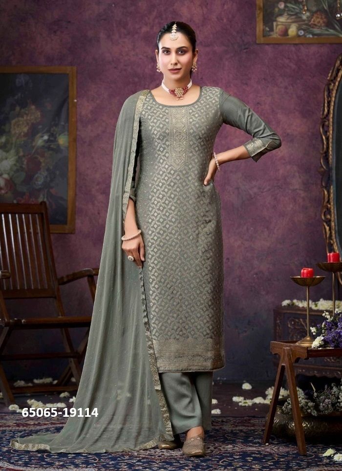 KOYAL 8 - Catalog # 65065 (Set of 6 Semi-Stitched / Un-Stitched Suits)