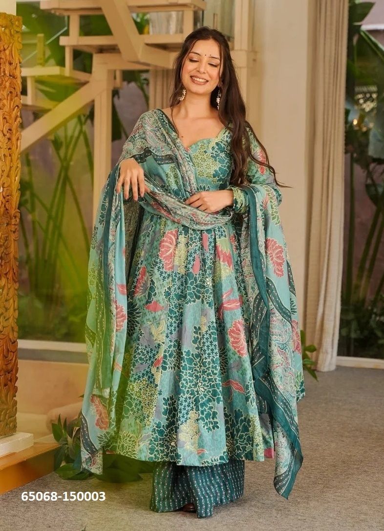 DEVI 15 - Catalog # 65068 (Set of 5 Readymade Salwar Suits)