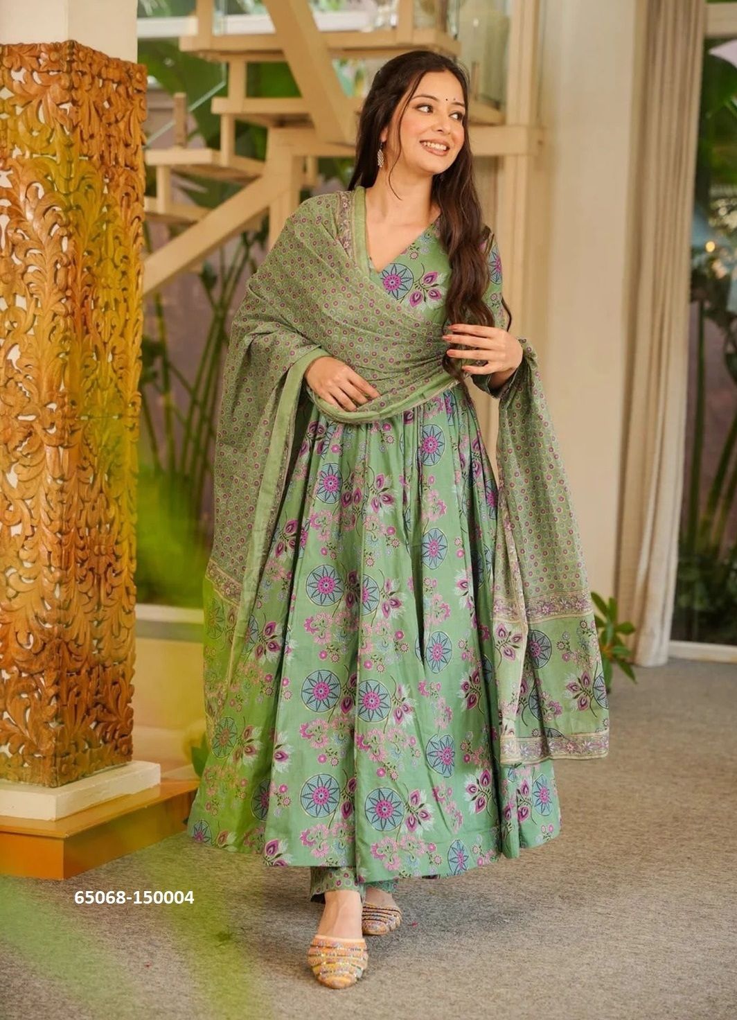 DEVI 15 - Catalog # 65068 (Set of 5 Readymade Salwar Suits)