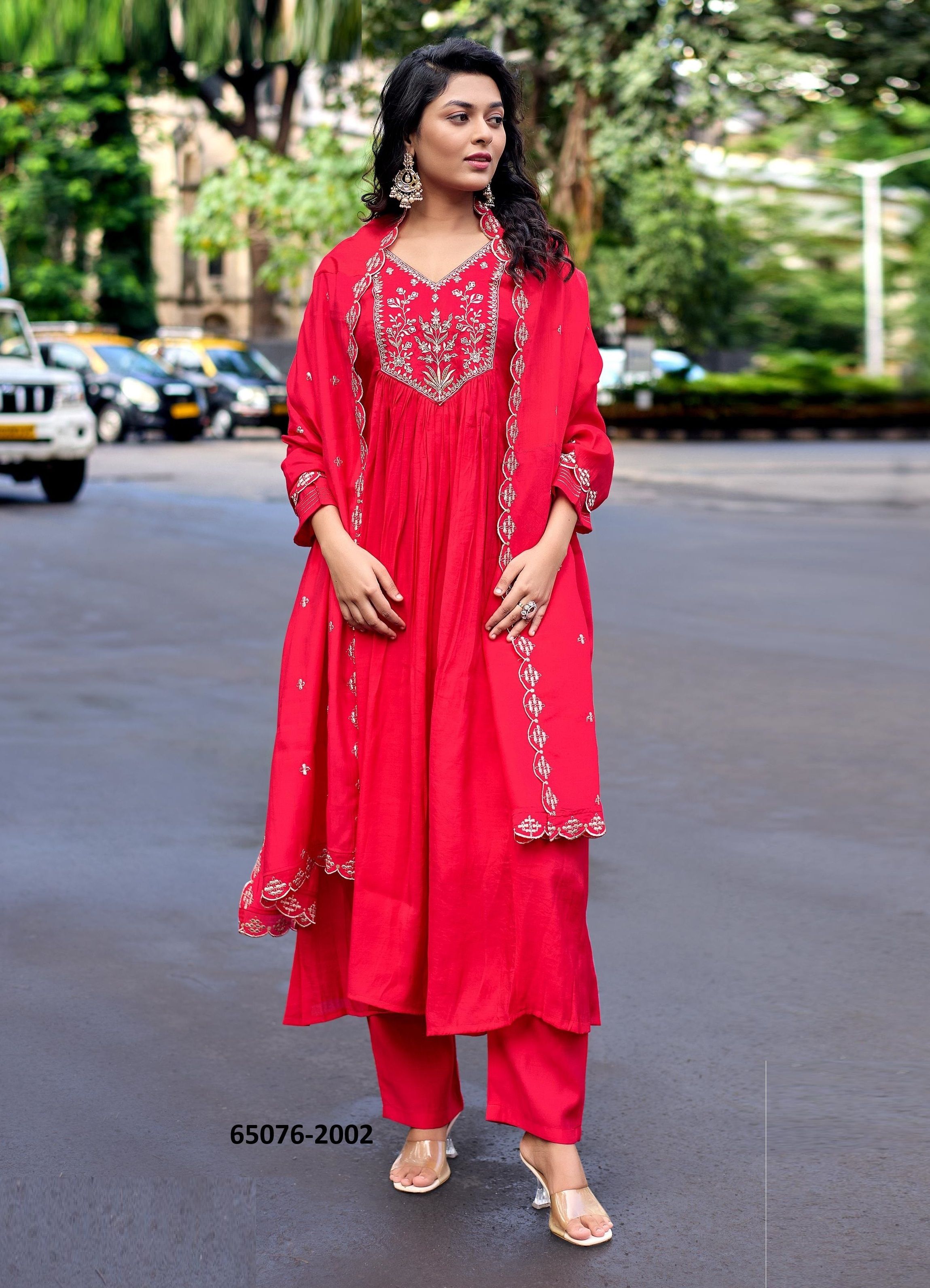 SHEHNAZ - Catalog # 65076 (Set of 4 Readymade Salwar Suits)