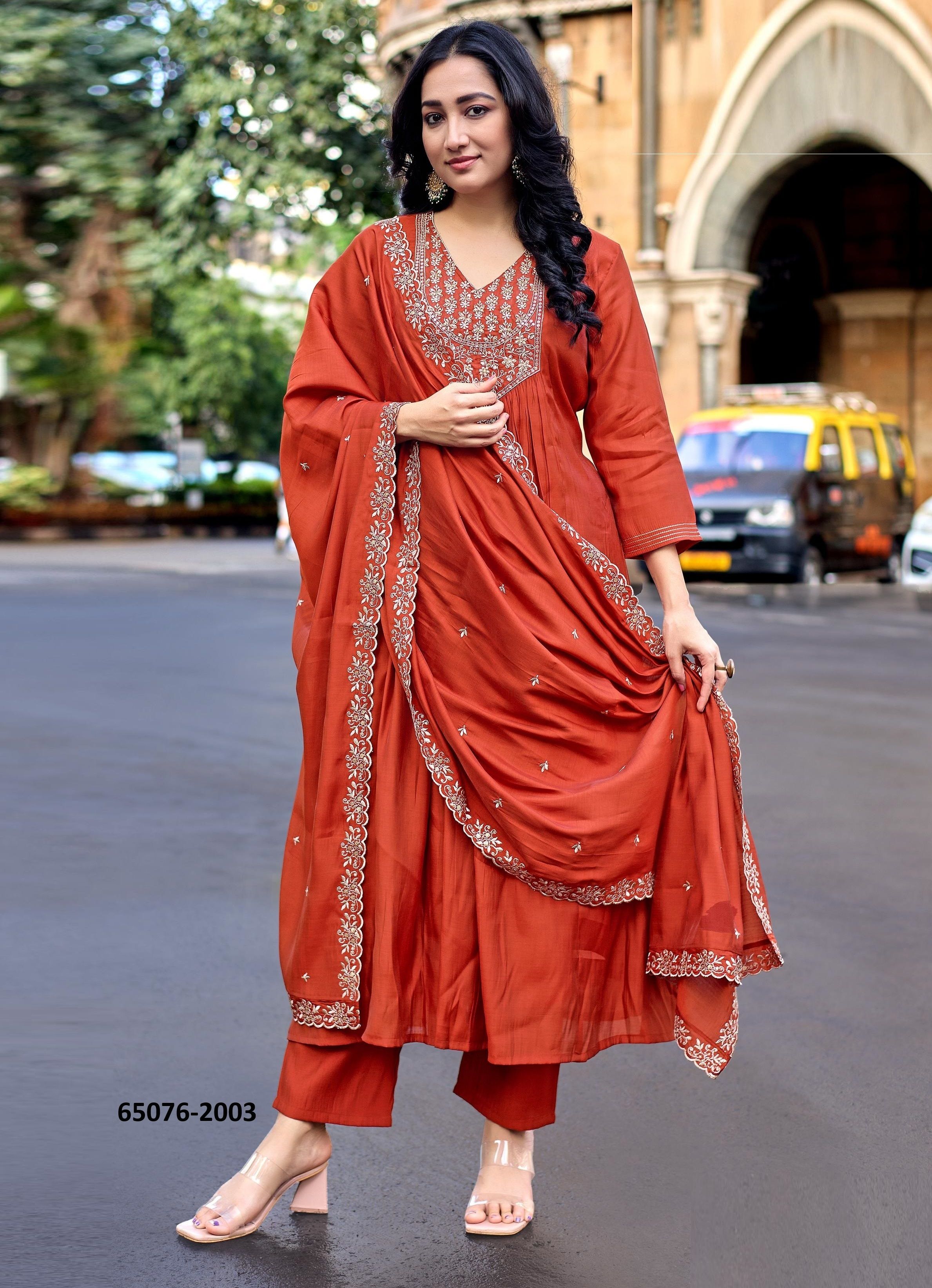 SHEHNAZ - Catalog # 65076 (Set of 4 Readymade Salwar Suits)