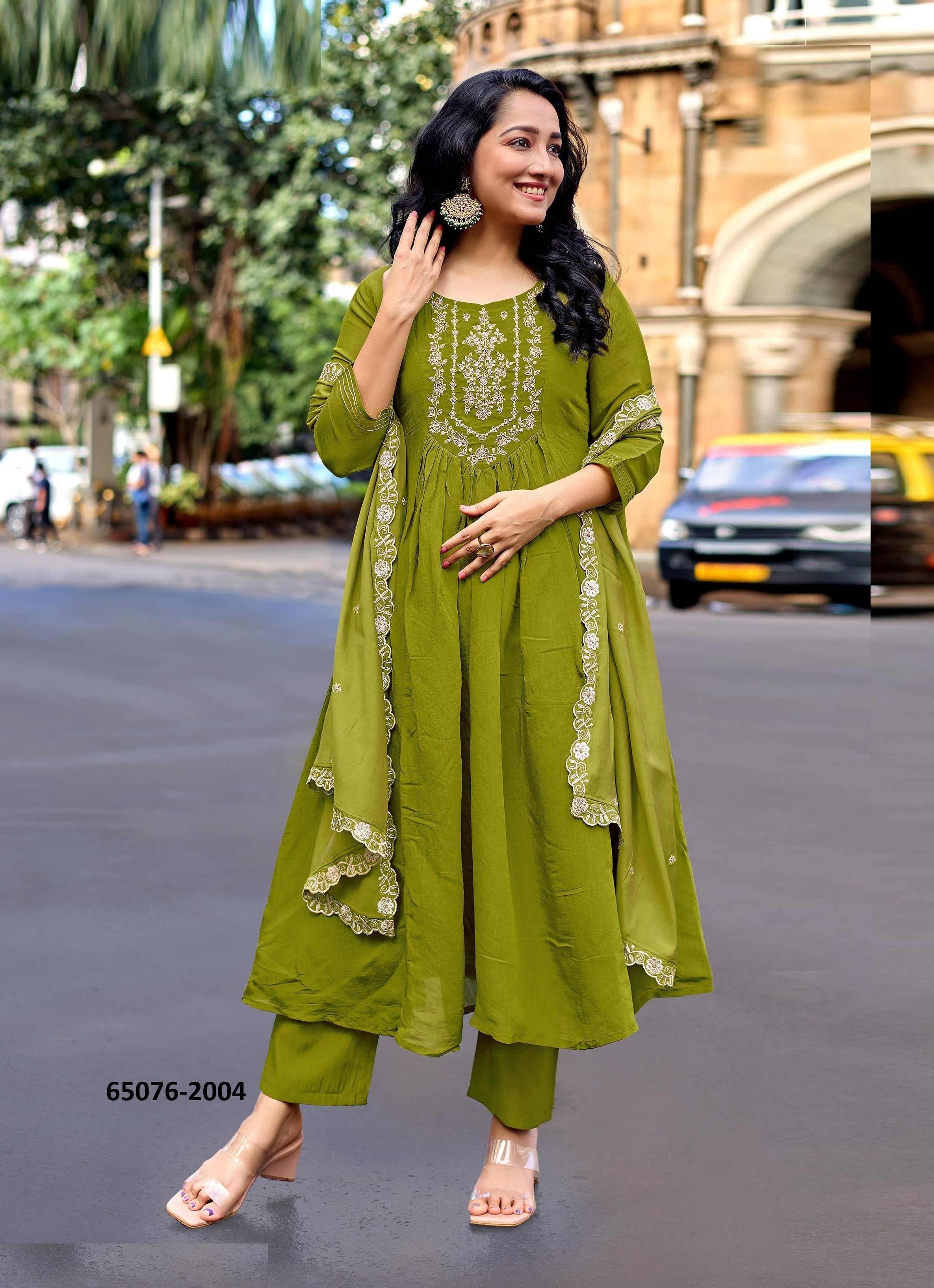SHEHNAZ - Catalog # 65076 (Set of 4 Readymade Salwar Suits)