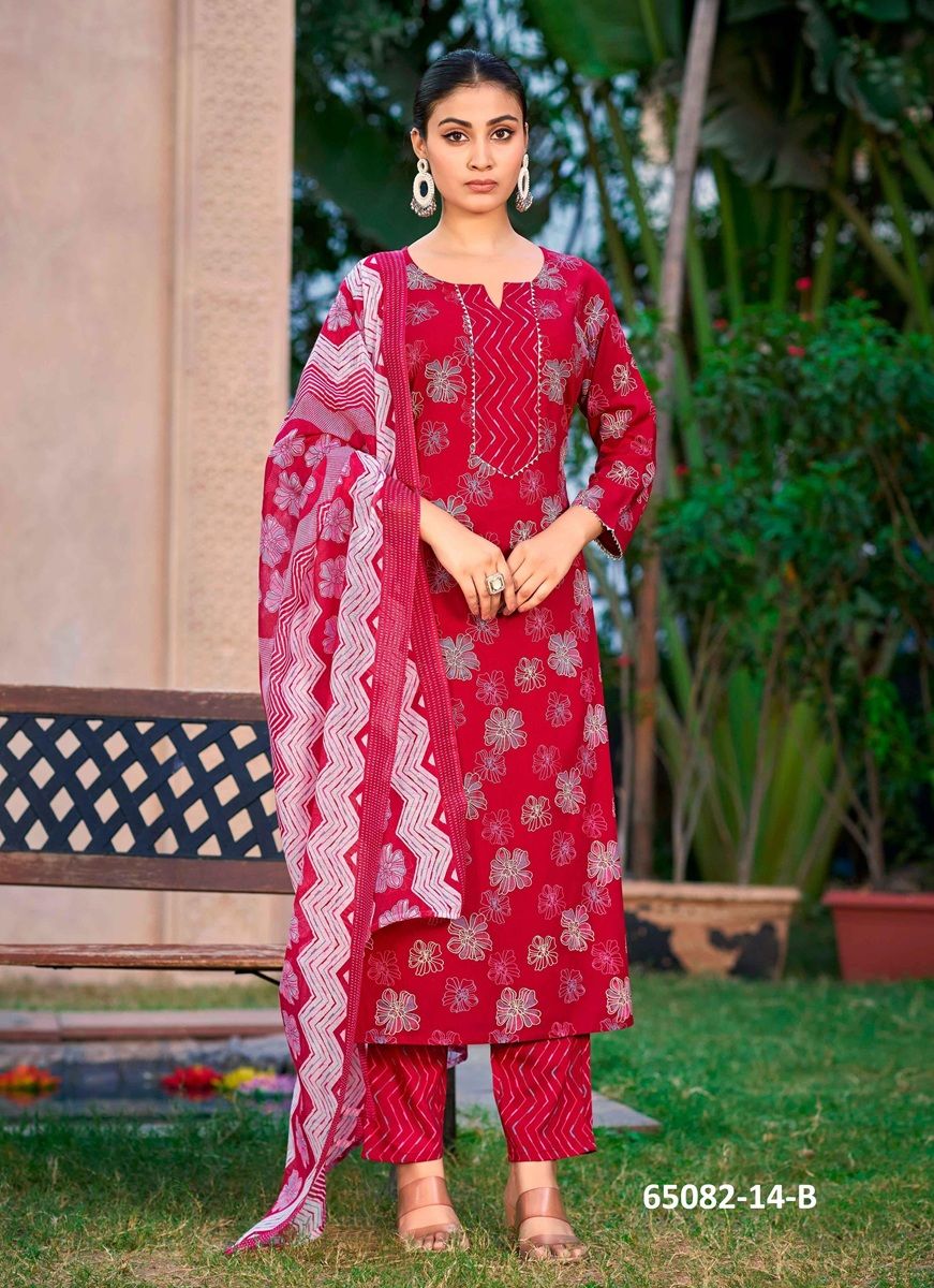 SERIES 14 - Catalog # 65082 (Set of 4 SIZE-SETS [Readymade Salwar Suits])