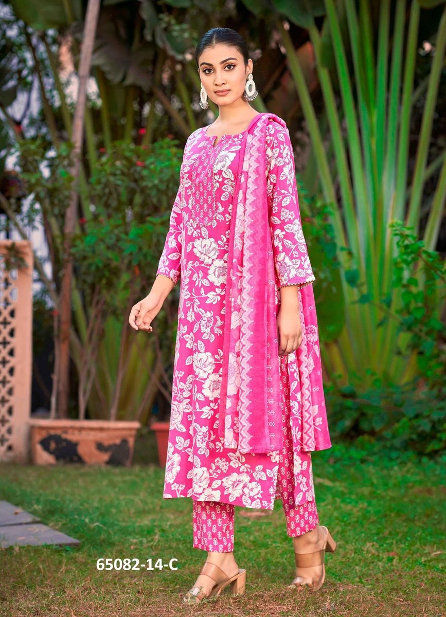SERIES 14 - Catalog # 65082 (Set of 4 SIZE-SETS [Readymade Salwar Suits])