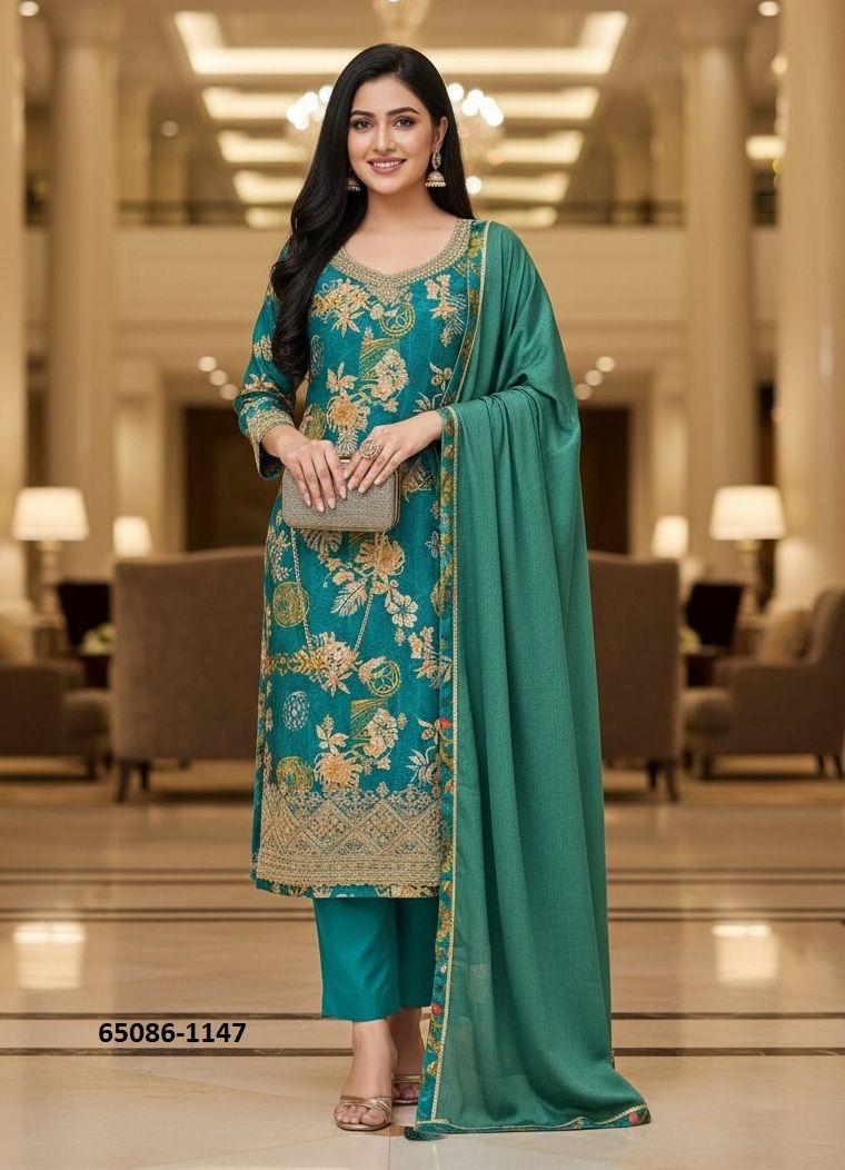 SERIES 1145 - Catalog # 65086 (Set of 4 Semi-Stitched / Un-Stitched Suits) SERIES 1145 - Catalog # 65086 (Set of 4 Semi-Stitched / Un-Stitched Suits)