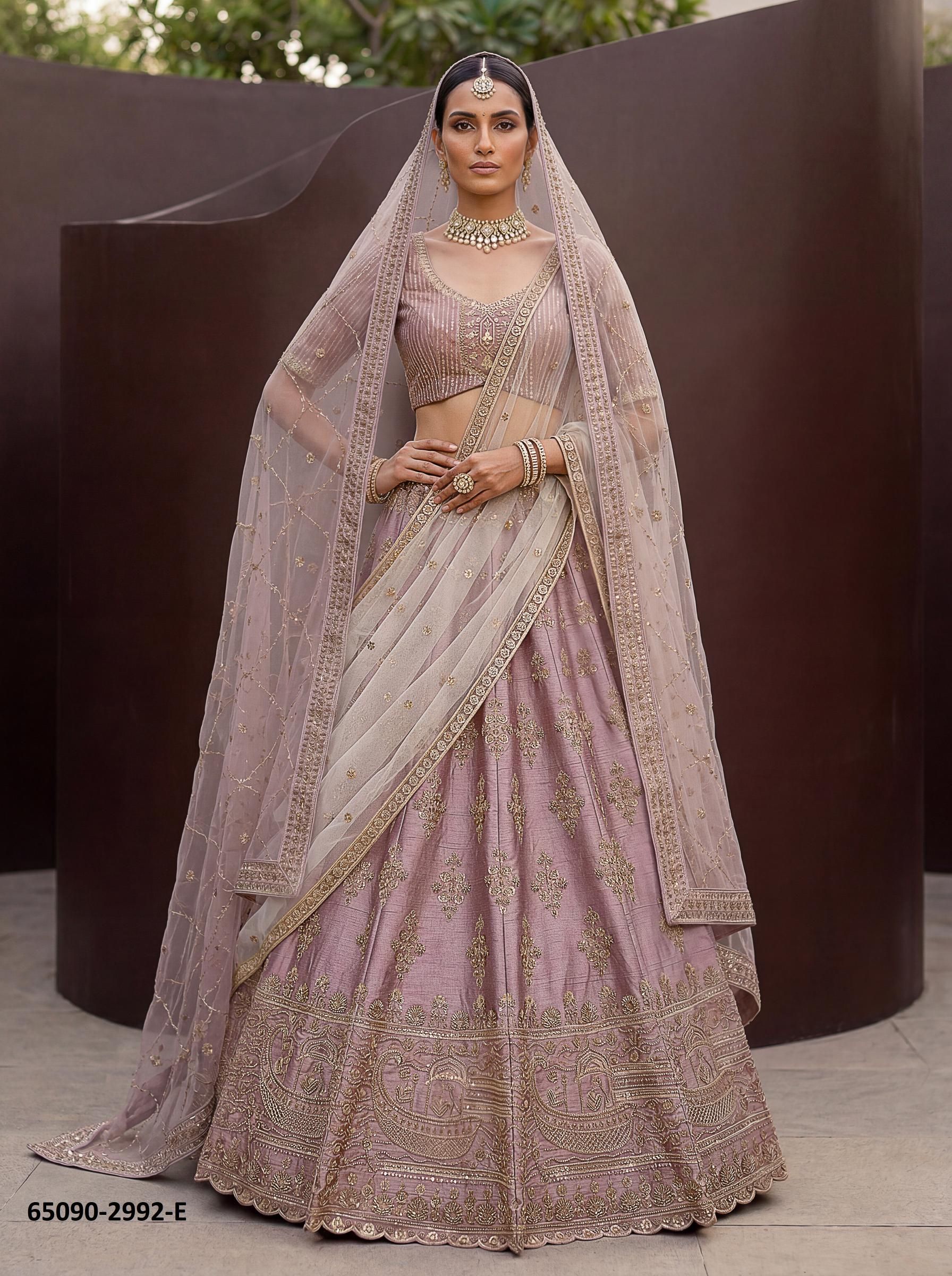 SERIES 2992 - Catalog # 65090 (Set of 5 Semi-Stitched Lehengas) SERIES 2992 - Catalog # 65090 (Set of 5 Semi-Stitched Lehengas)