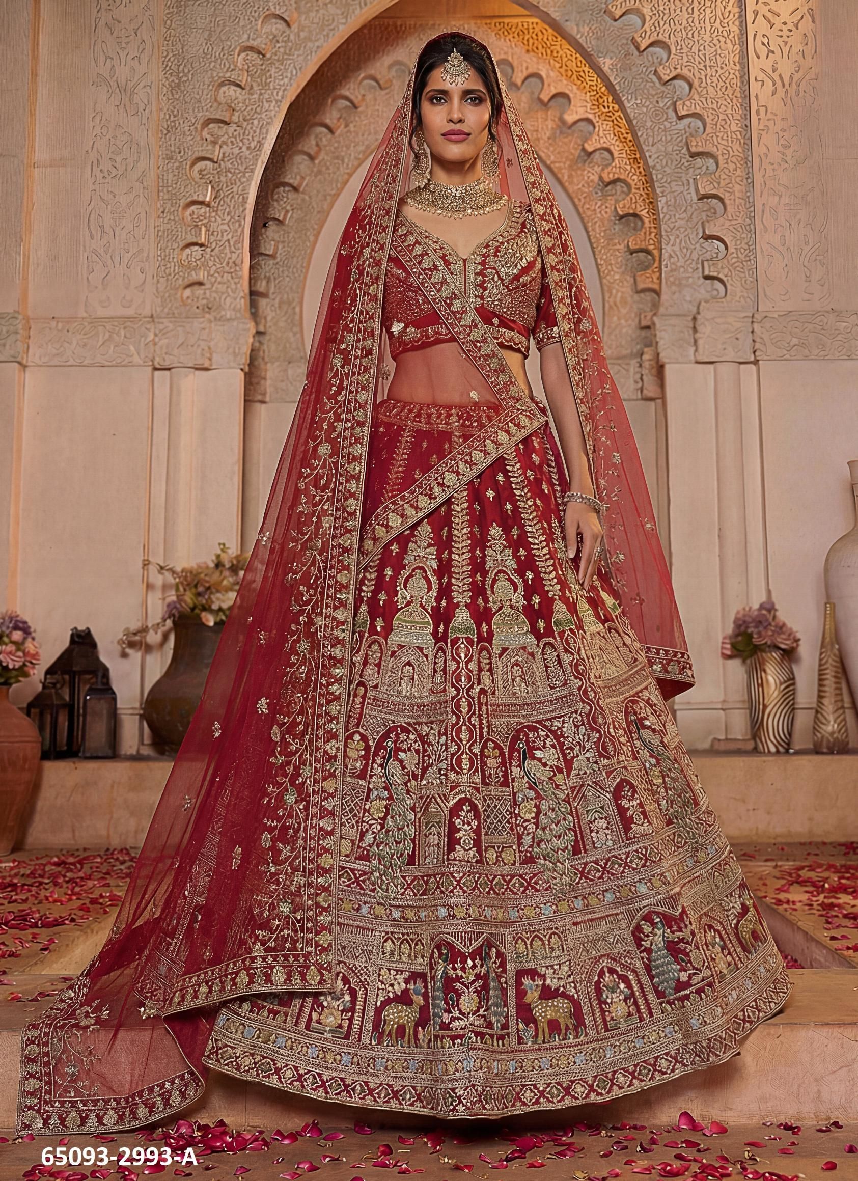 SERIES 2993 - Catalog # 65093 (Set of 2 Semi-Stitched Lehengas) SERIES 2993 - Catalog # 65093 (Set of 2 Semi-Stitched Lehengas)