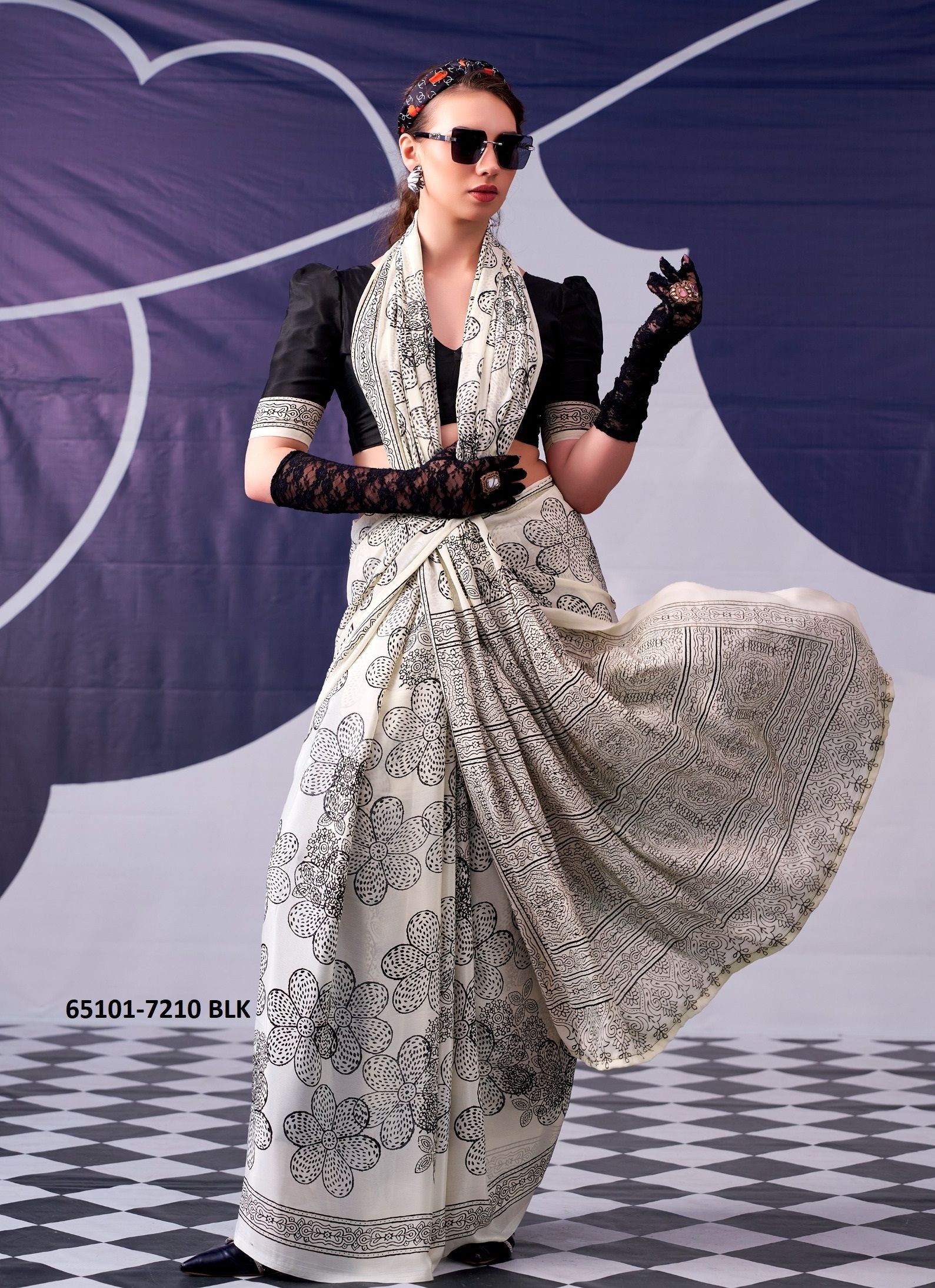 SERIES 7210 - Catalog # 65101 (Set of 4 Sarees) SERIES 7210 - Catalog # 65101 (Set of 4 Sarees)