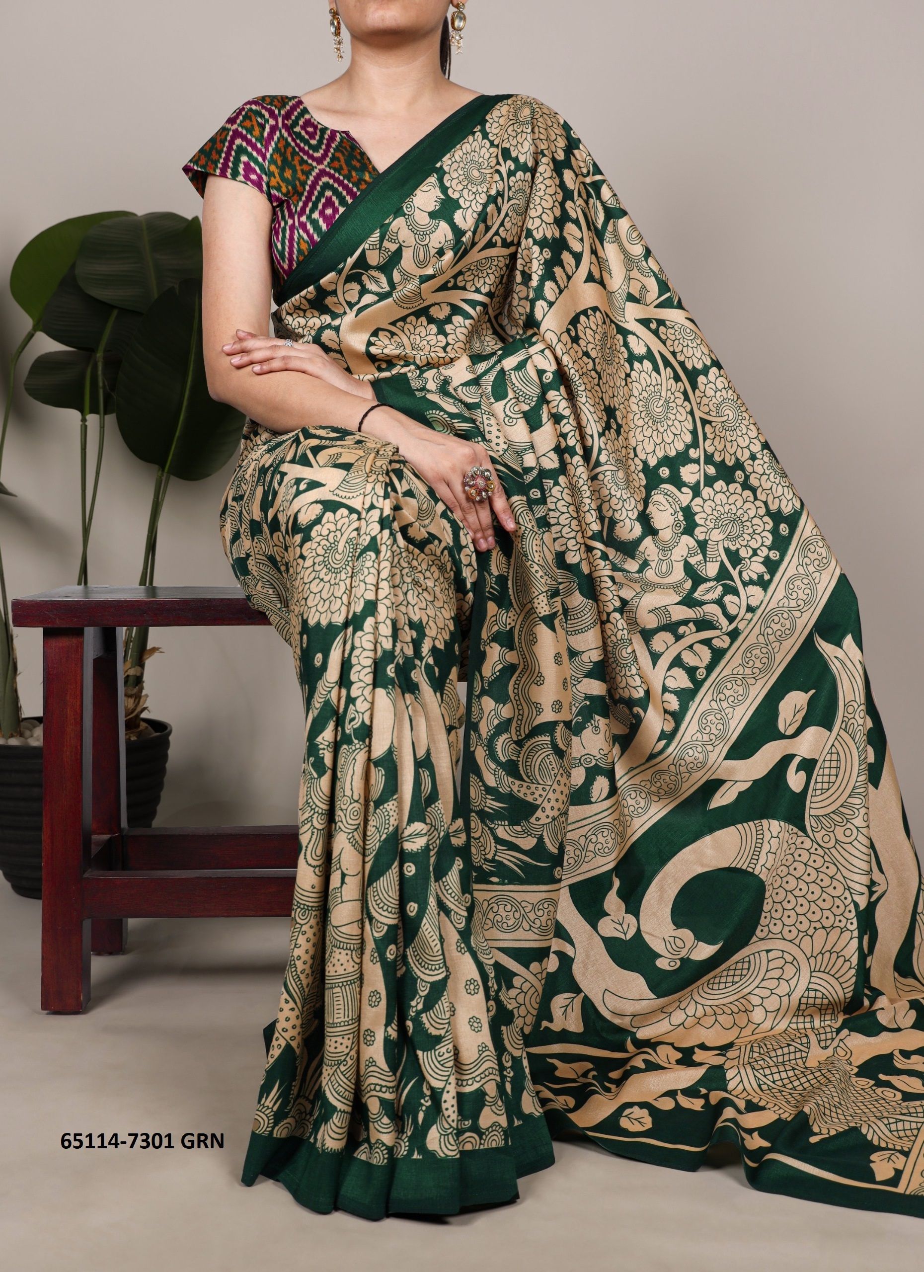 SERIES 7301 - Catalog # 65114 (Set of 4 Sarees) SERIES 7301 - Catalog # 65114 (Set of 4 Sarees)