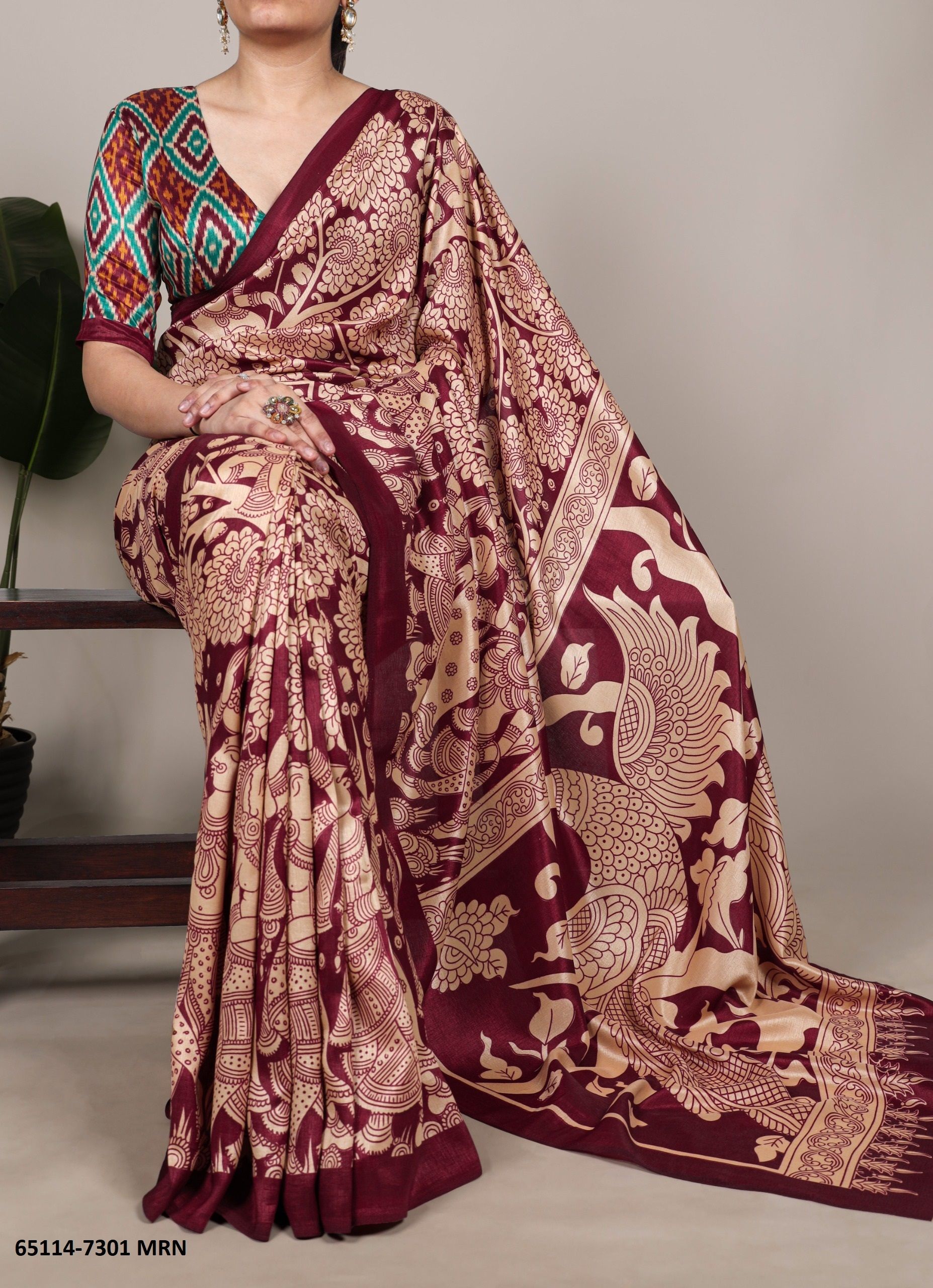 SERIES 7301 - Catalog # 65114 (Set of 4 Sarees) SERIES 7301 - Catalog # 65114 (Set of 4 Sarees)