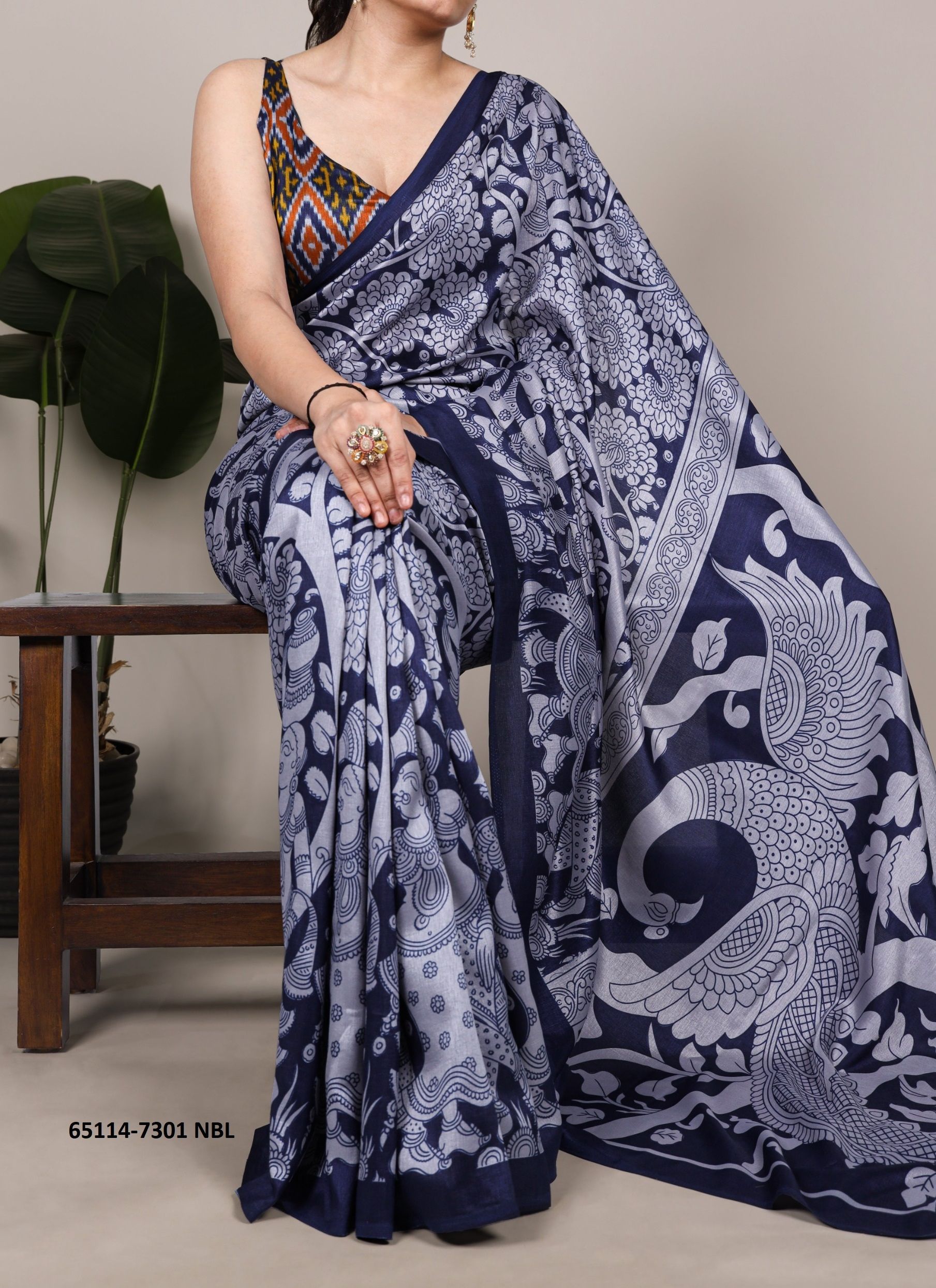 SERIES 7301 - Catalog # 65114 (Set of 4 Sarees) SERIES 7301 - Catalog # 65114 (Set of 4 Sarees)