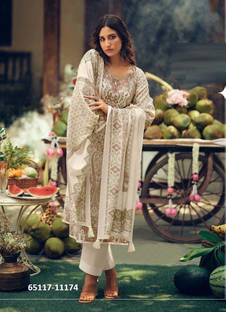 TROPICAL STORIES - Catalog # 65117 (Set of 6 Semi-Stitched / Un-Stitched Suits) TROPICAL STORIES - Catalog # 65117 (Set of 6 Semi-Stitched / Un-Stitched Suits)