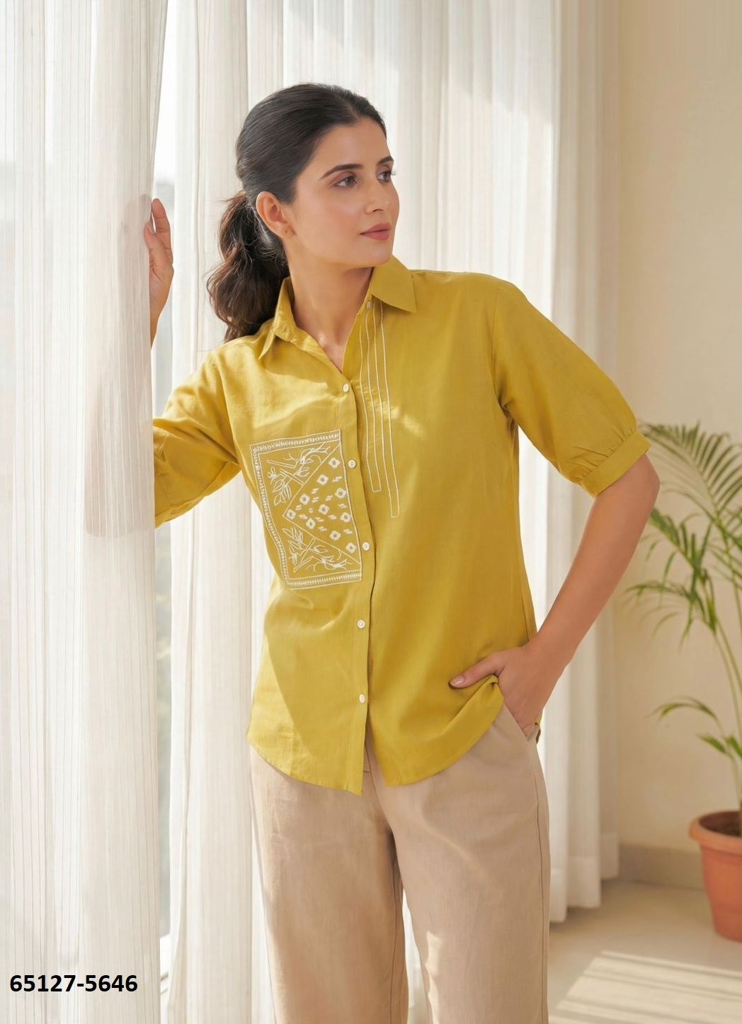 CLASSY LOOK SHIRTS - Catalog # 65127 (Set of 8 Readymade Women's Kurtis / Tops) CLASSY LOOK SHIRTS - Catalog # 65127 (Set of 8 Readymade Women's Kurtis / Tops)