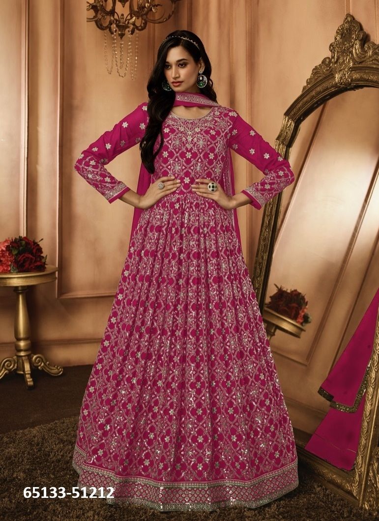 SHEHNAZ - Catalog # 65133 (Set of 6 Readymade Gowns) SHEHNAZ - Catalog # 65133 (Set of 6 Readymade Gowns)