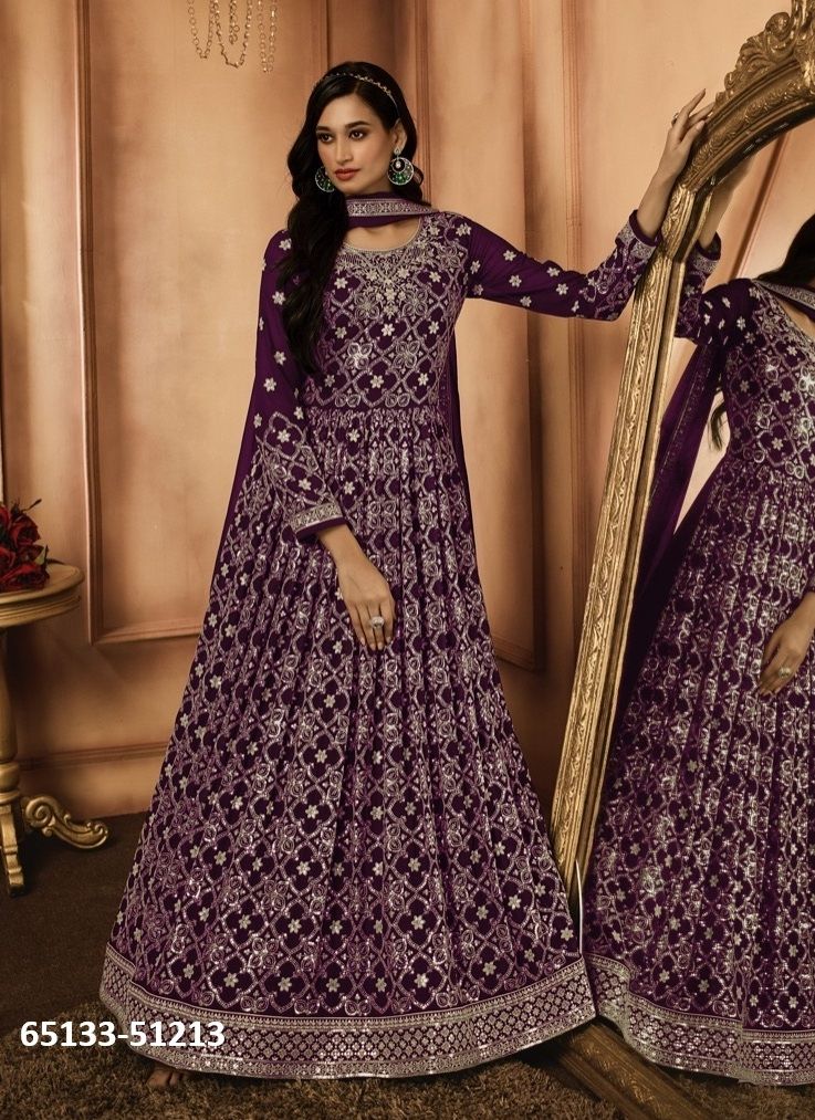 SHEHNAZ - Catalog # 65133 (Set of 6 Readymade Gowns) SHEHNAZ - Catalog # 65133 (Set of 6 Readymade Gowns)