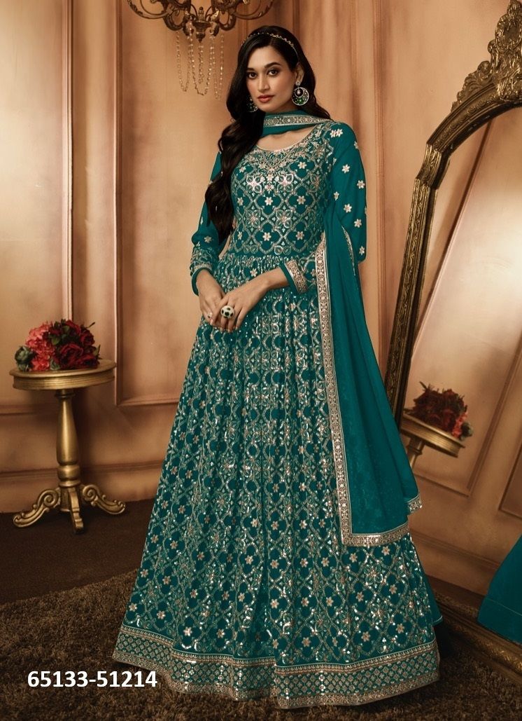 SHEHNAZ - Catalog # 65133 (Set of 6 Readymade Gowns) SHEHNAZ - Catalog # 65133 (Set of 6 Readymade Gowns)