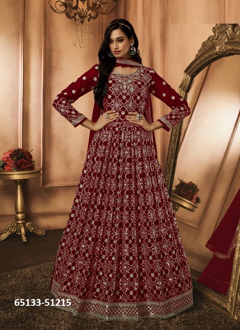 SHEHNAZ - Catalog # 65133 (Set of 6 Readymade Gowns) SHEHNAZ - Catalog # 65133 (Set of 6 Readymade Gowns)
