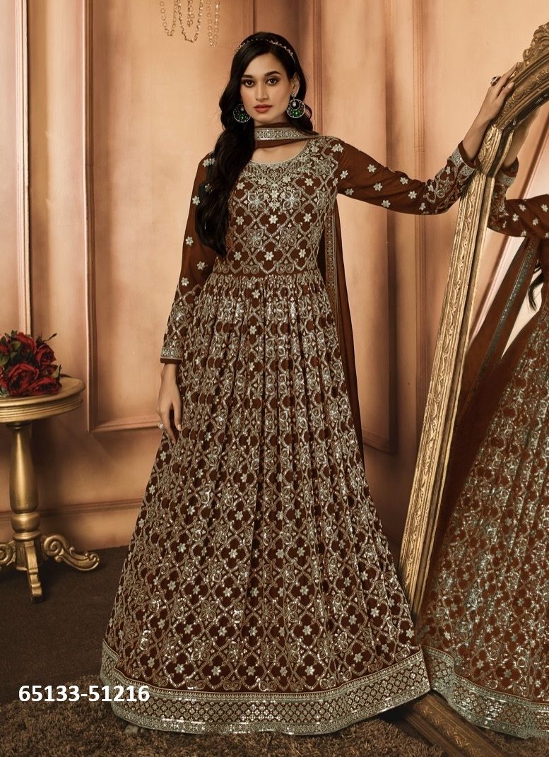 SHEHNAZ - Catalog # 65133 (Set of 6 Readymade Gowns) SHEHNAZ - Catalog # 65133 (Set of 6 Readymade Gowns)