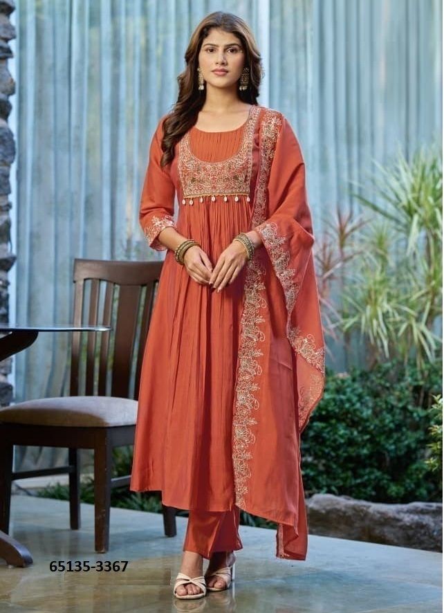 SERIES 3367 - Catalog # 65135 (Set of 7 SIZE-SETS [Readymade Salwar Suits])
