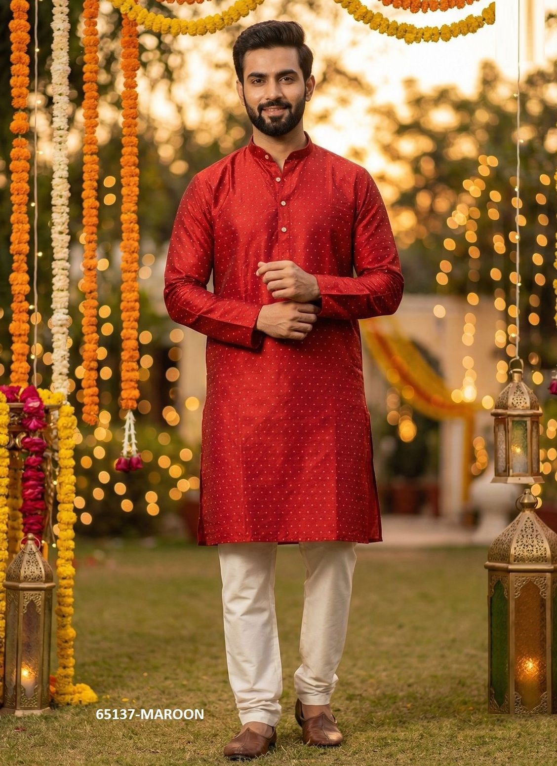 SHUBH - Catalog # 65137 (Set of 8 Men's Ethnic Wear) SHUBH - Catalog # 65137 (Set of 8 Men's Ethnic Wear)