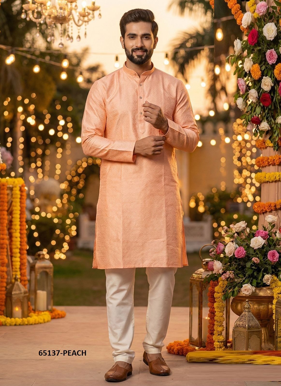 SHUBH - Catalog # 65137 (Set of 8 Men's Ethnic Wear) SHUBH - Catalog # 65137 (Set of 8 Men's Ethnic Wear)