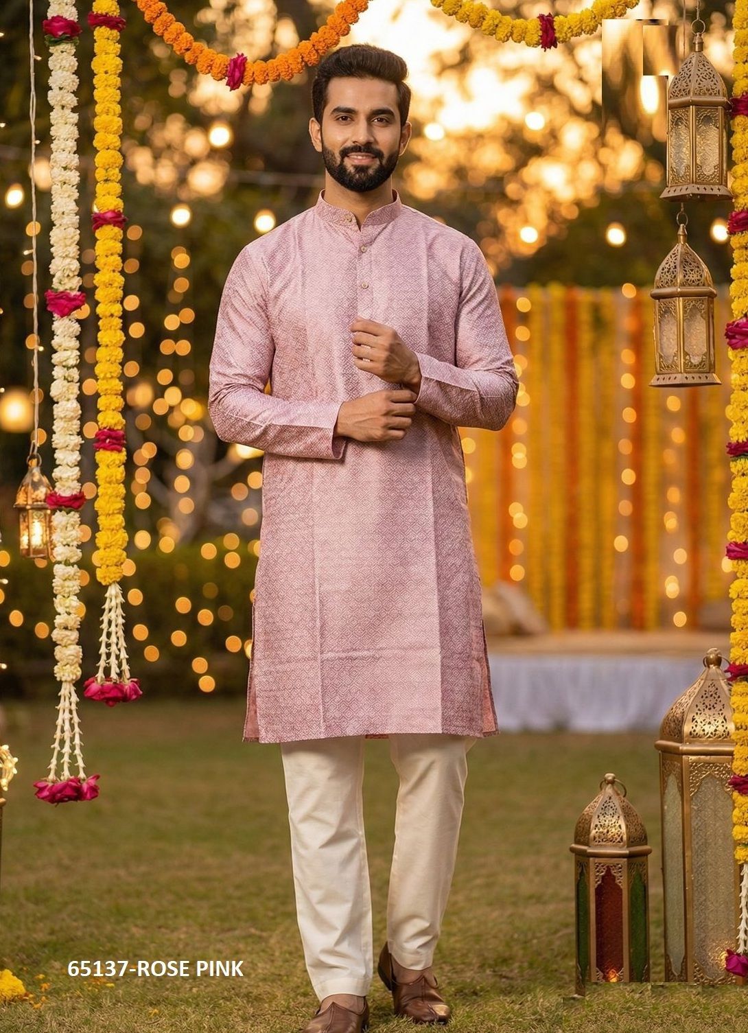 SHUBH - Catalog # 65137 (Set of 8 Men's Ethnic Wear) SHUBH - Catalog # 65137 (Set of 8 Men's Ethnic Wear)