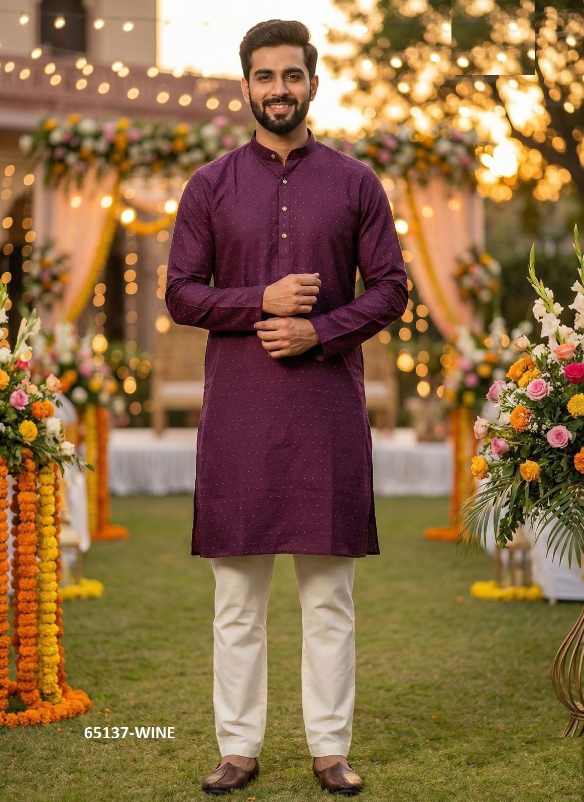 SHUBH - Catalog # 65137 (Set of 8 Men's Ethnic Wear) SHUBH - Catalog # 65137 (Set of 8 Men's Ethnic Wear)