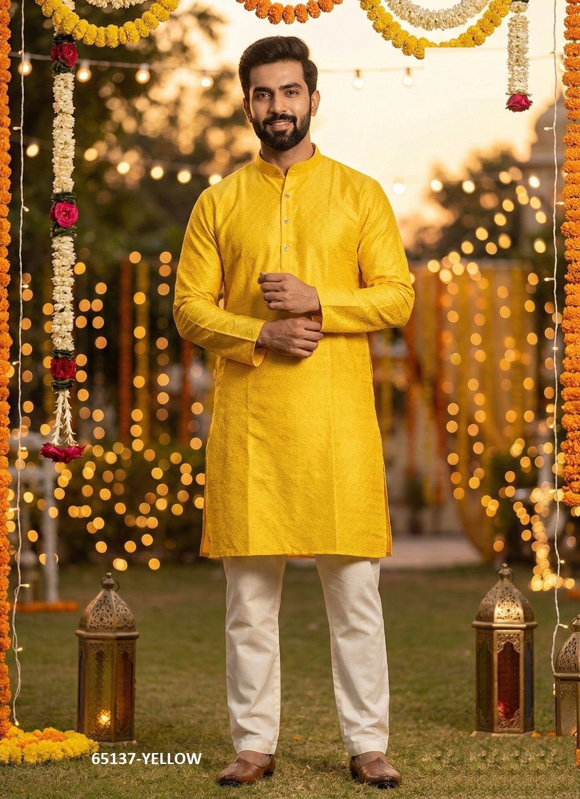 SHUBH - Catalog # 65137 (Set of 8 Men's Ethnic Wear) SHUBH - Catalog # 65137 (Set of 8 Men's Ethnic Wear)