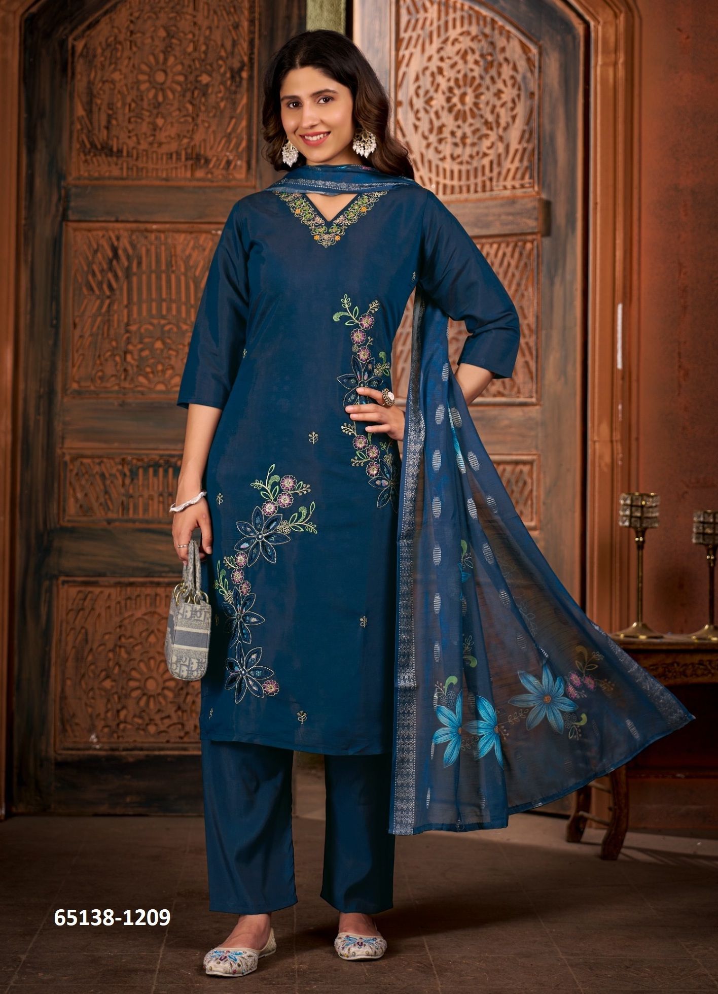 SUPER HIT - Catalog # 65138 (Set of 5 Readymade Salwar Suits)