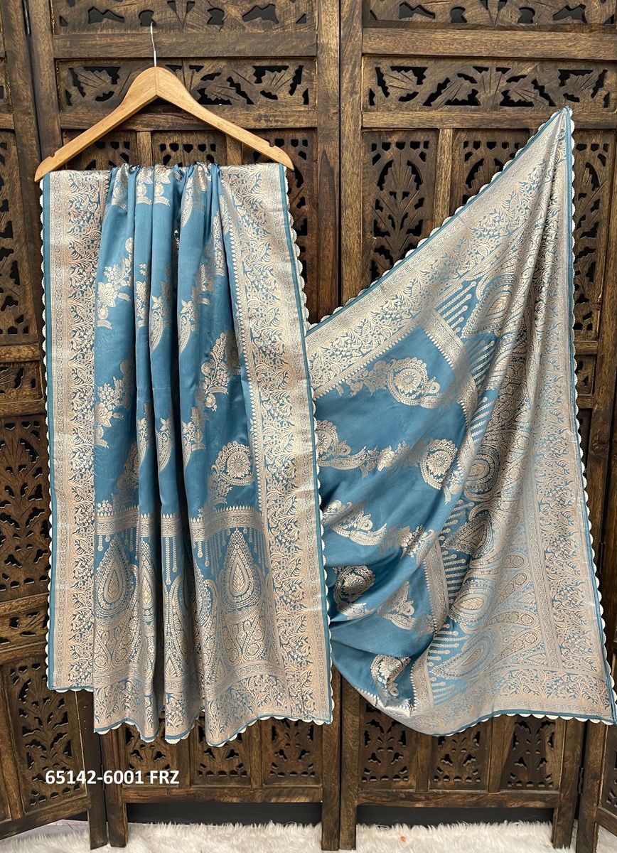 SATIN WOVEN DUPATTAS - Catalog # 65142 (Set of 4 Only Dupattas) SATIN WOVEN DUPATTAS - Catalog # 65142 (Set of 4 Only Dupattas)