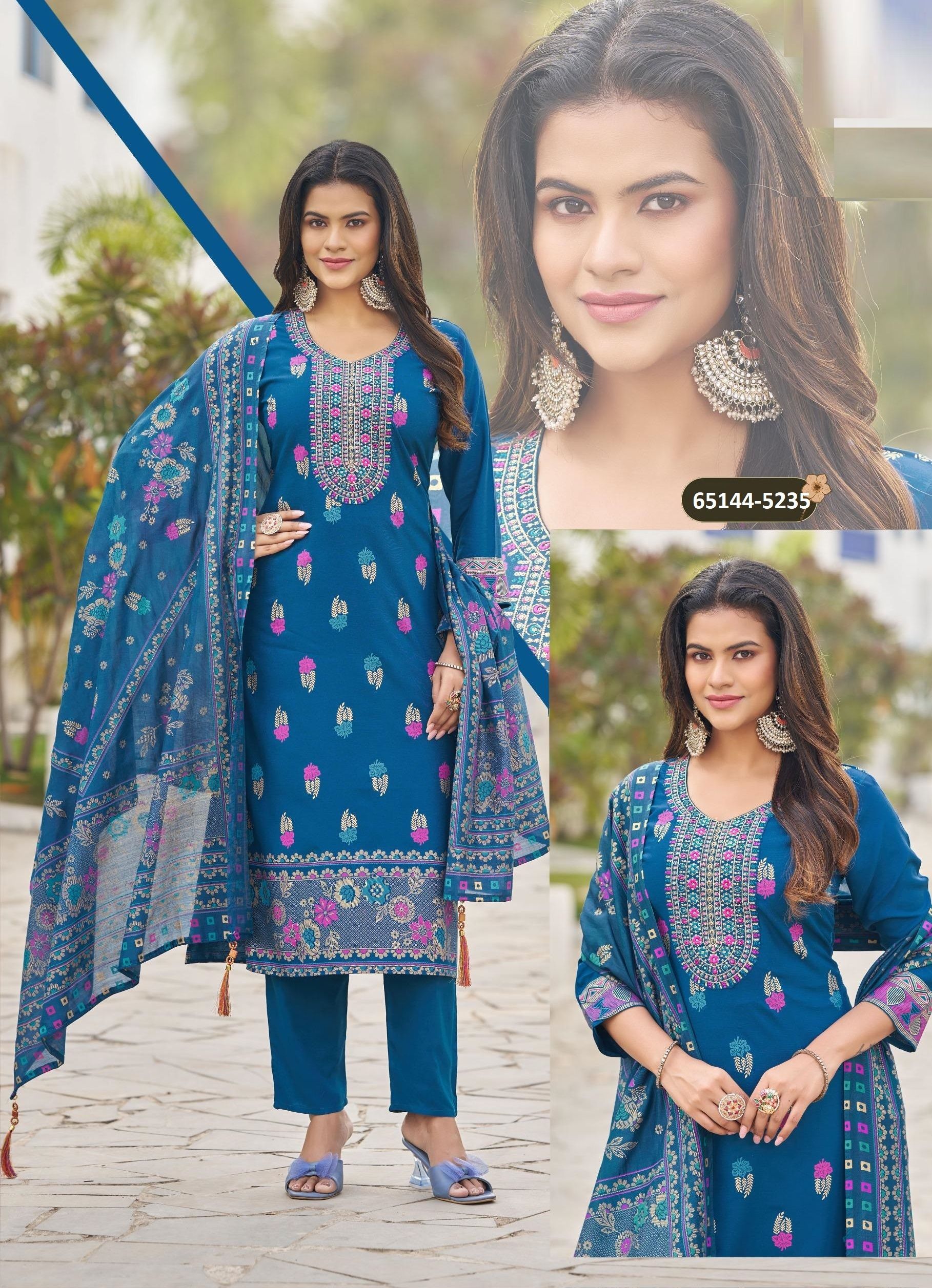 MAGICAL - Catalog # 65144 (Set of 6 Readymade Salwar Suits) MAGICAL - Catalog # 65144 (Set of 6 Readymade Salwar Suits)