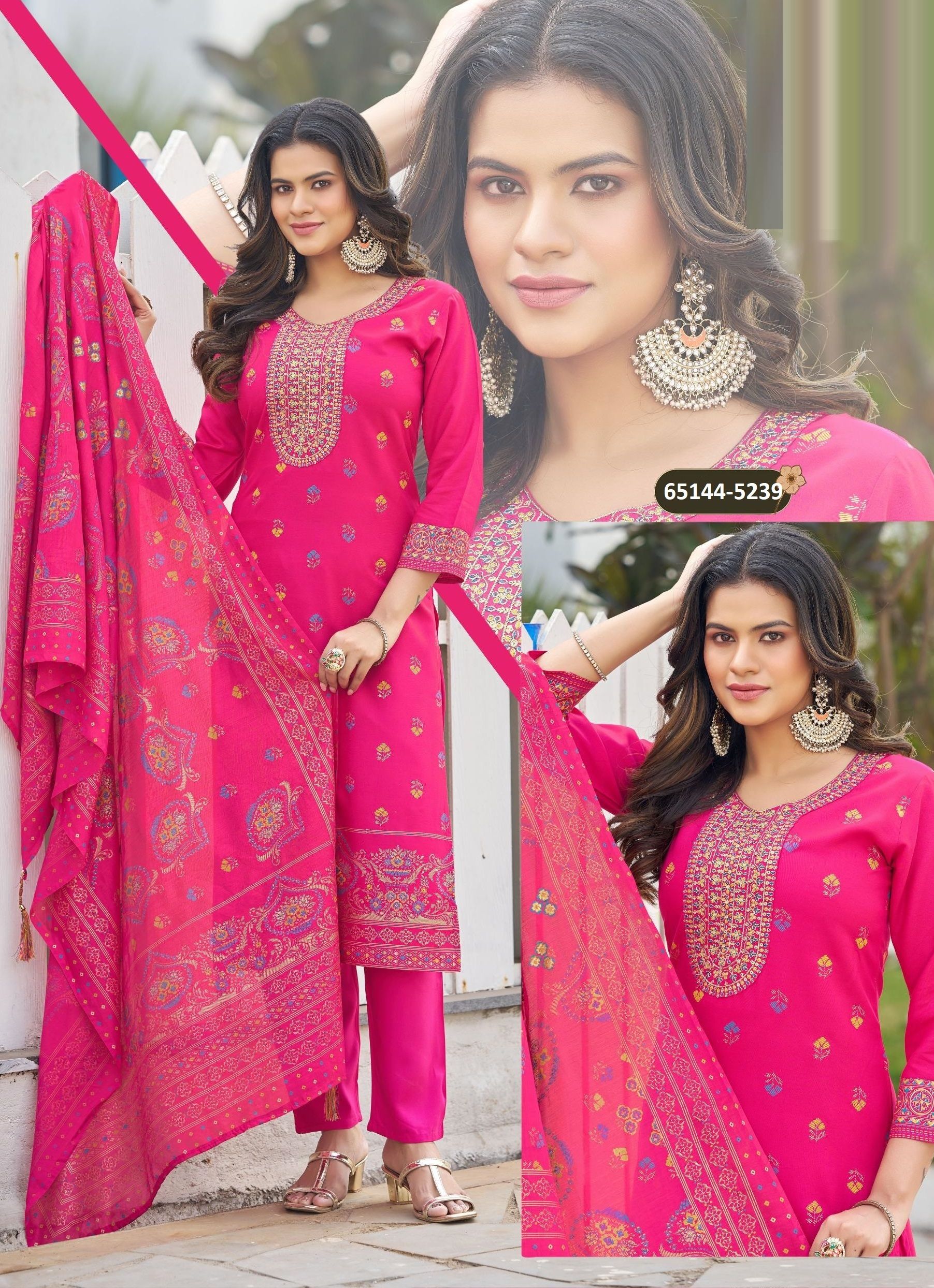 MAGICAL - Catalog # 65144 (Set of 6 Readymade Salwar Suits) MAGICAL - Catalog # 65144 (Set of 6 Readymade Salwar Suits)