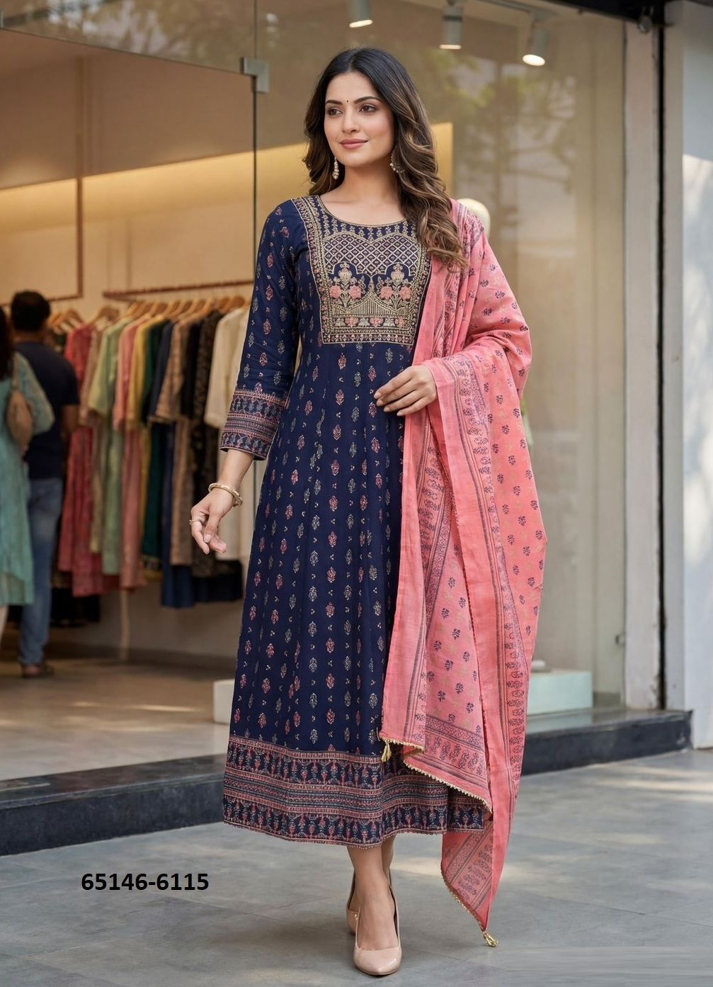 INSTAGRAM - Catalog # 65146 (Set of 7 Readymade Women's Kurtis / Tops) INSTAGRAM - Catalog # 65146 (Set of 7 Readymade Women's Kurtis / Tops)