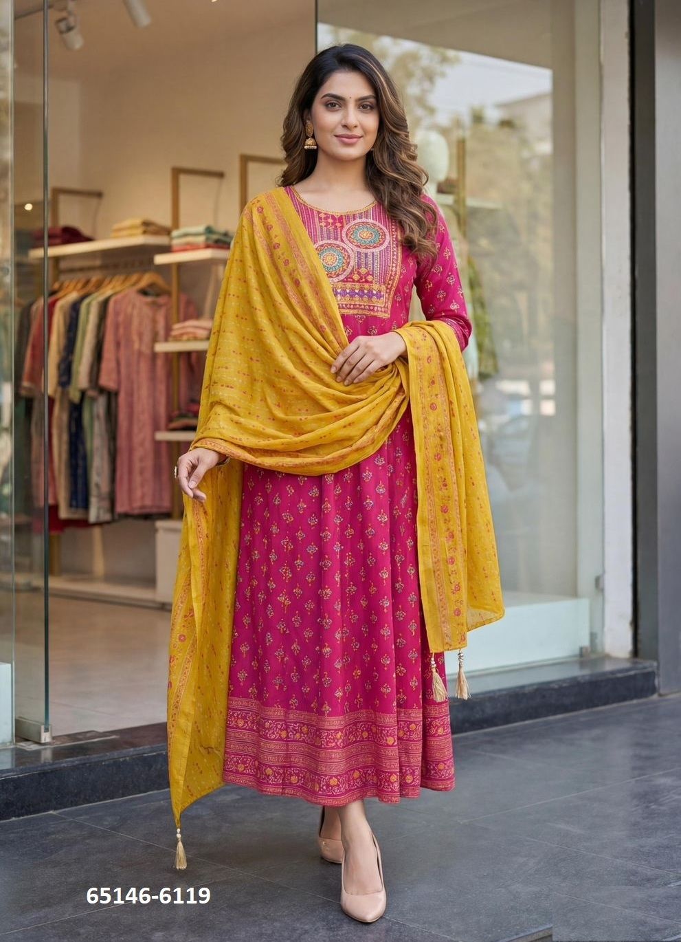 INSTAGRAM - Catalog # 65146 (Set of 7 Readymade Women's Kurtis / Tops) INSTAGRAM - Catalog # 65146 (Set of 7 Readymade Women's Kurtis / Tops)
