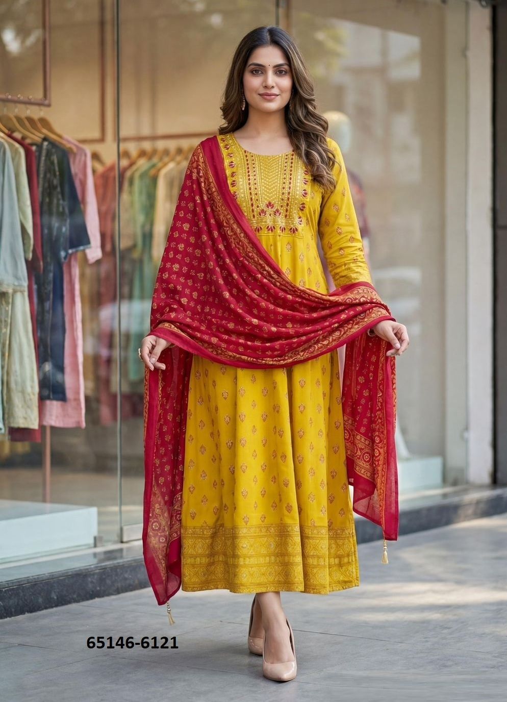 INSTAGRAM - Catalog # 65146 (Set of 7 Readymade Women's Kurtis / Tops) INSTAGRAM - Catalog # 65146 (Set of 7 Readymade Women's Kurtis / Tops)