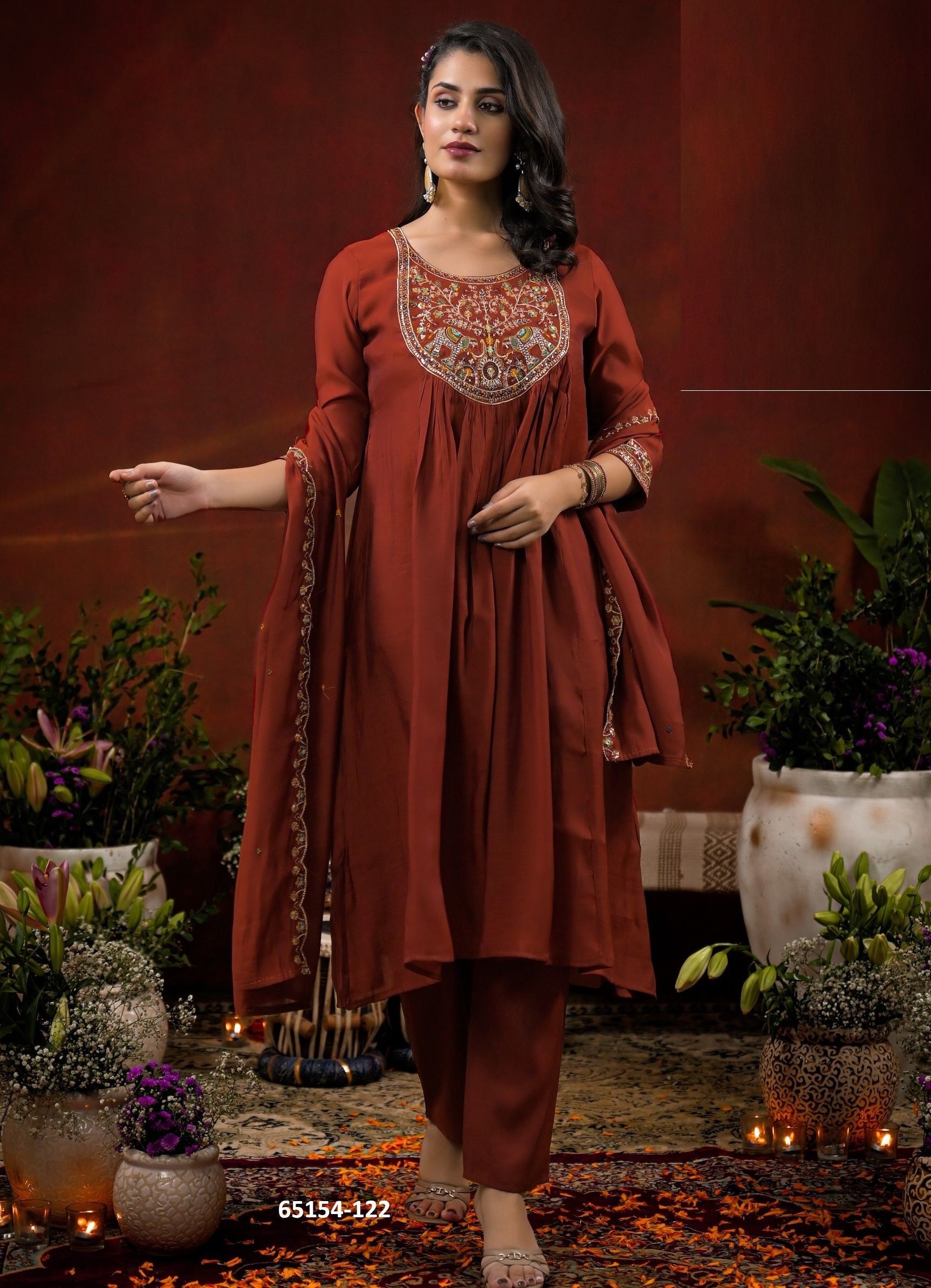 MISHKA - Catalog # 65154 (Set of 4 SIZE-SETS [Readymade Salwar Suits])