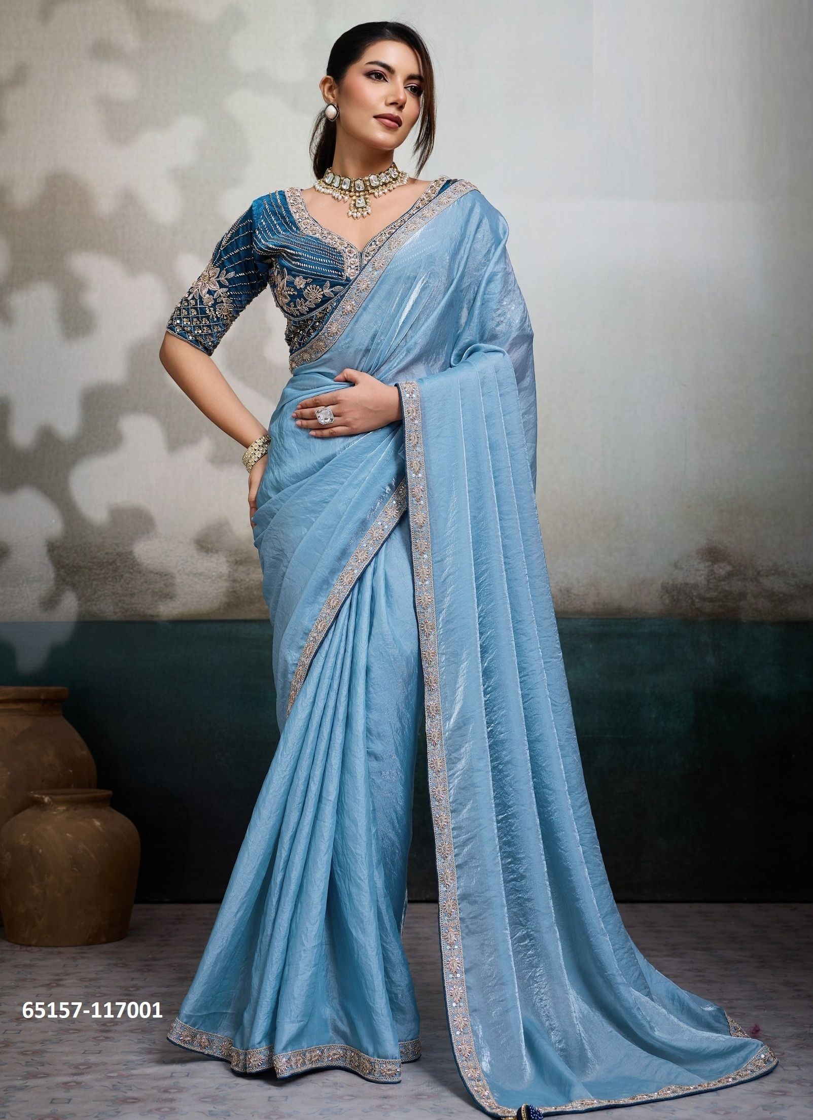SOIREE - Catalog # 65157 (Set of 4 Sarees) SOIREE - Catalog # 65157 (Set of 4 Sarees)