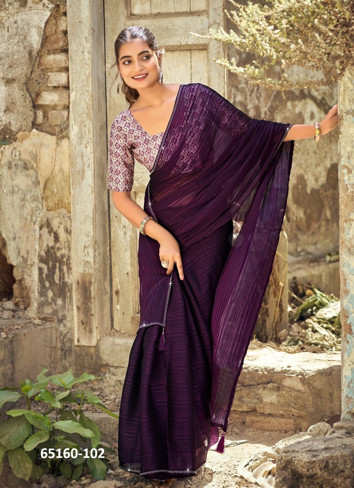 SAMAIRA 1 - Catalog # 65160 (Set of 6 Sarees) SAMAIRA 1 - Catalog # 65160 (Set of 6 Sarees)