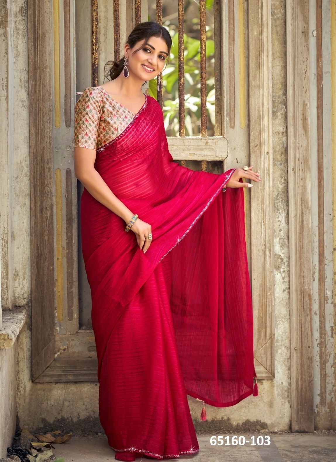 SAMAIRA 1 - Catalog # 65160 (Set of 6 Sarees) SAMAIRA 1 - Catalog # 65160 (Set of 6 Sarees)