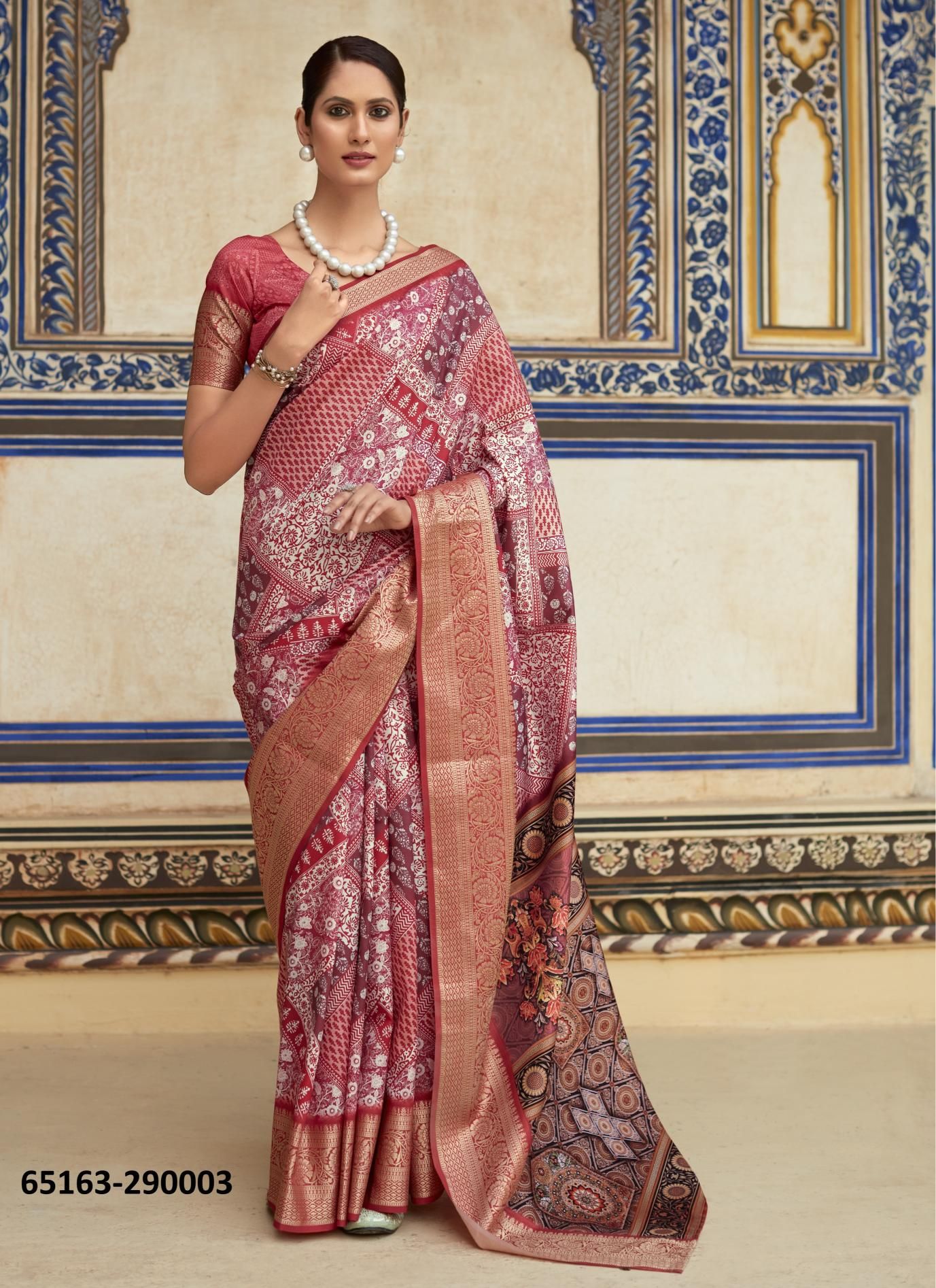 SAARIA SILK - Catalog # 65163 (Set of 8 Sarees) SAARIA SILK - Catalog # 65163 (Set of 8 Sarees)