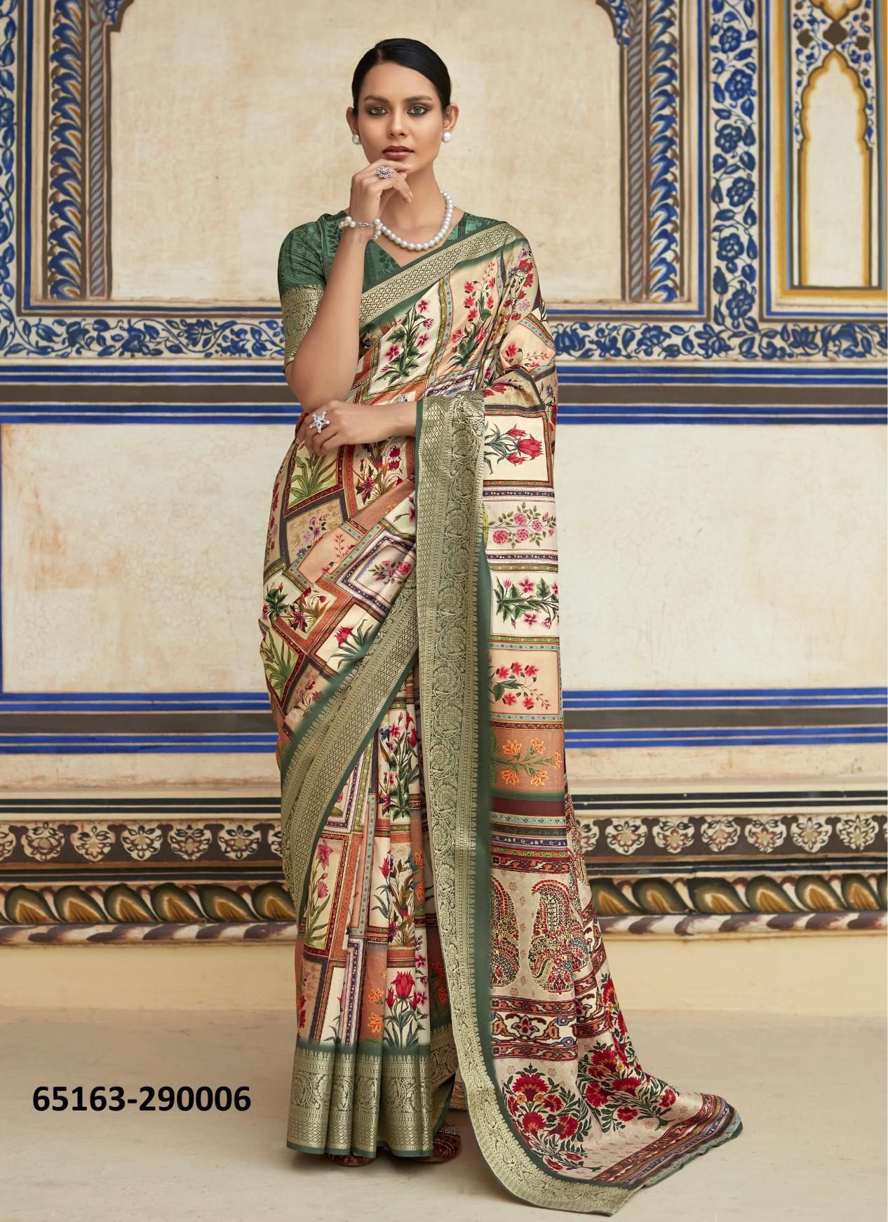 SAARIA SILK - Catalog # 65163 (Set of 8 Sarees) SAARIA SILK - Catalog # 65163 (Set of 8 Sarees)